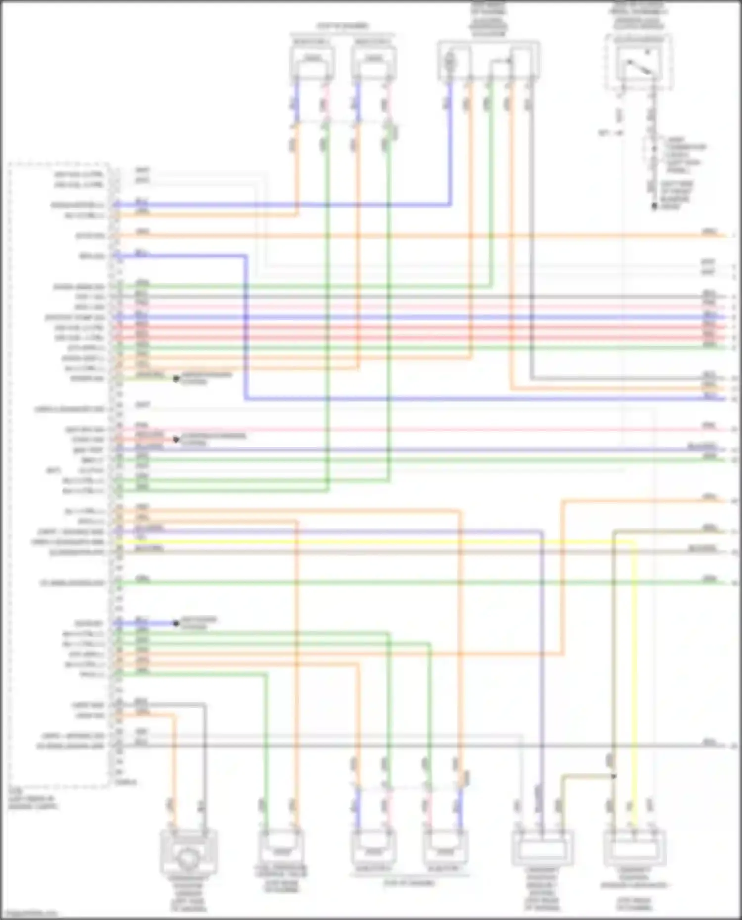 Wiring diagram injector 1 for Kia Cerato IV (2018-2022) (3 of 4)