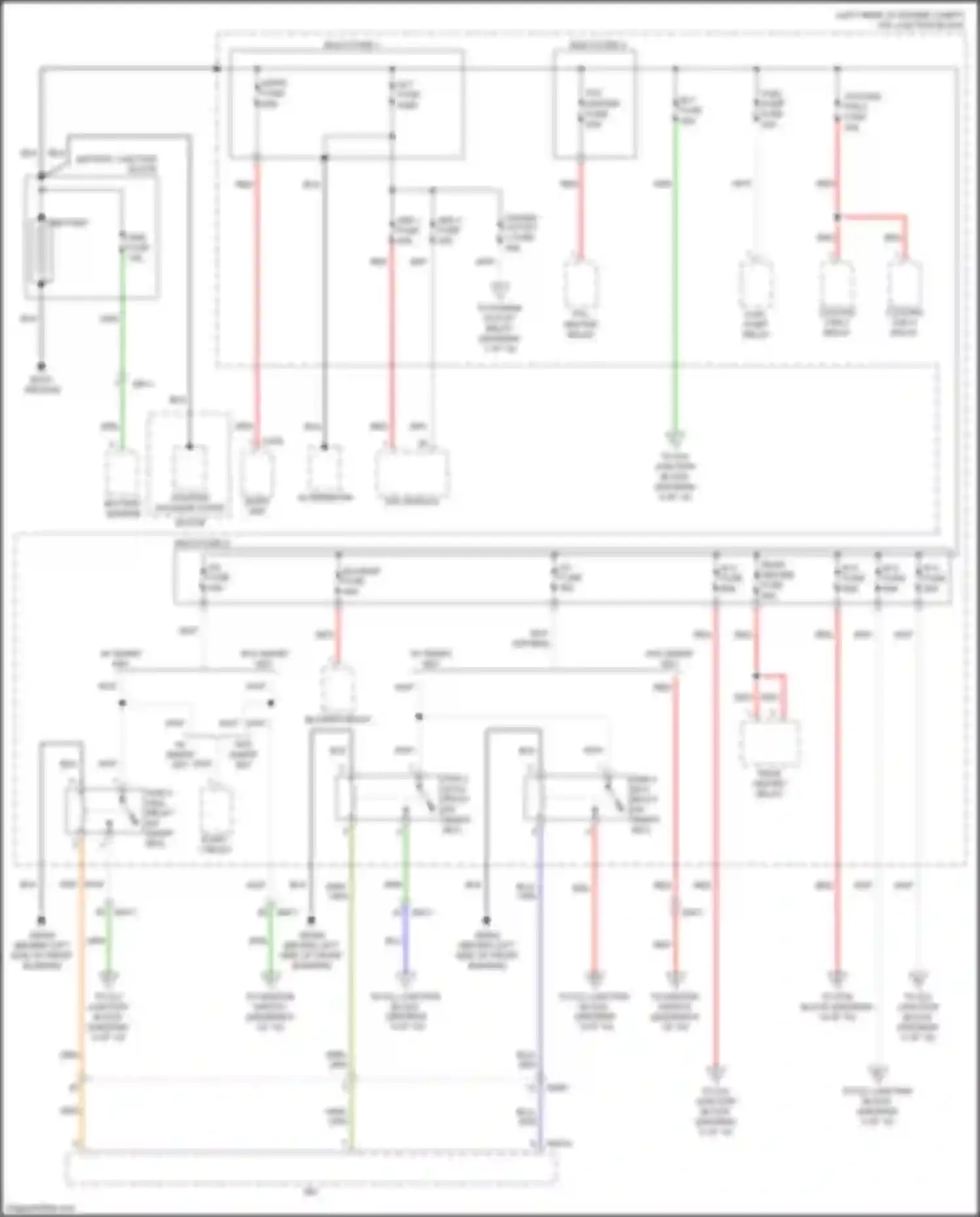 Wiring diagram multi fuse 2 for Kia Cerato IV (2018-2022) (16 of 29)