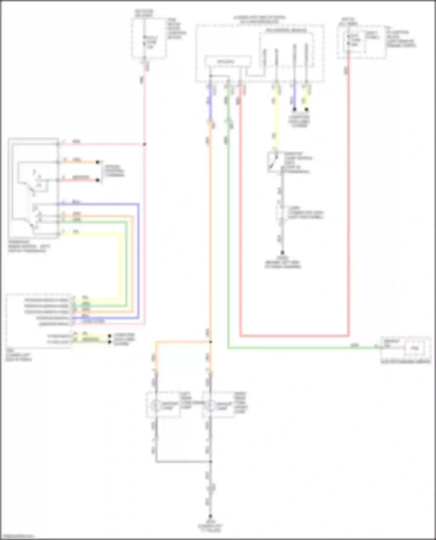 Wiring diagram position switch code d pnk on/start input for Kia Cerato IV (2018-2022) (1 of 1)