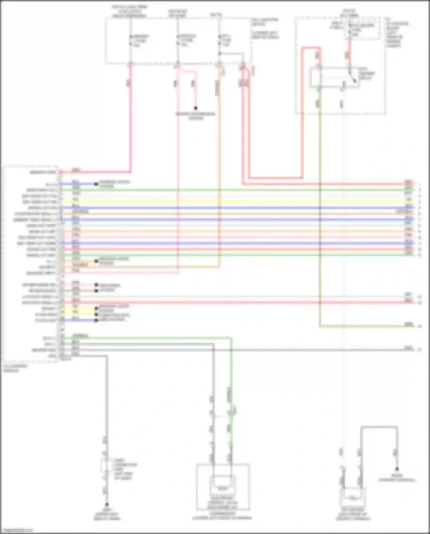 Wiring diagram power distribution system for Kia Cerato IV (2018-2022) (1 of 9)