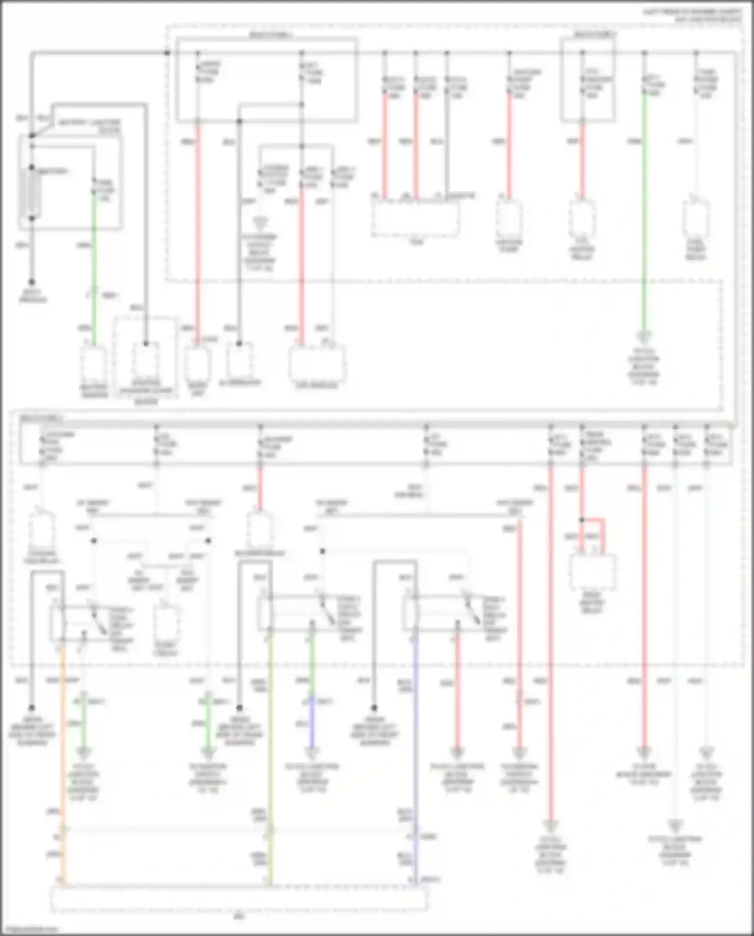Wiring diagram ptc heater relay for Kia Cerato IV (2018-2022) (3 of 8)