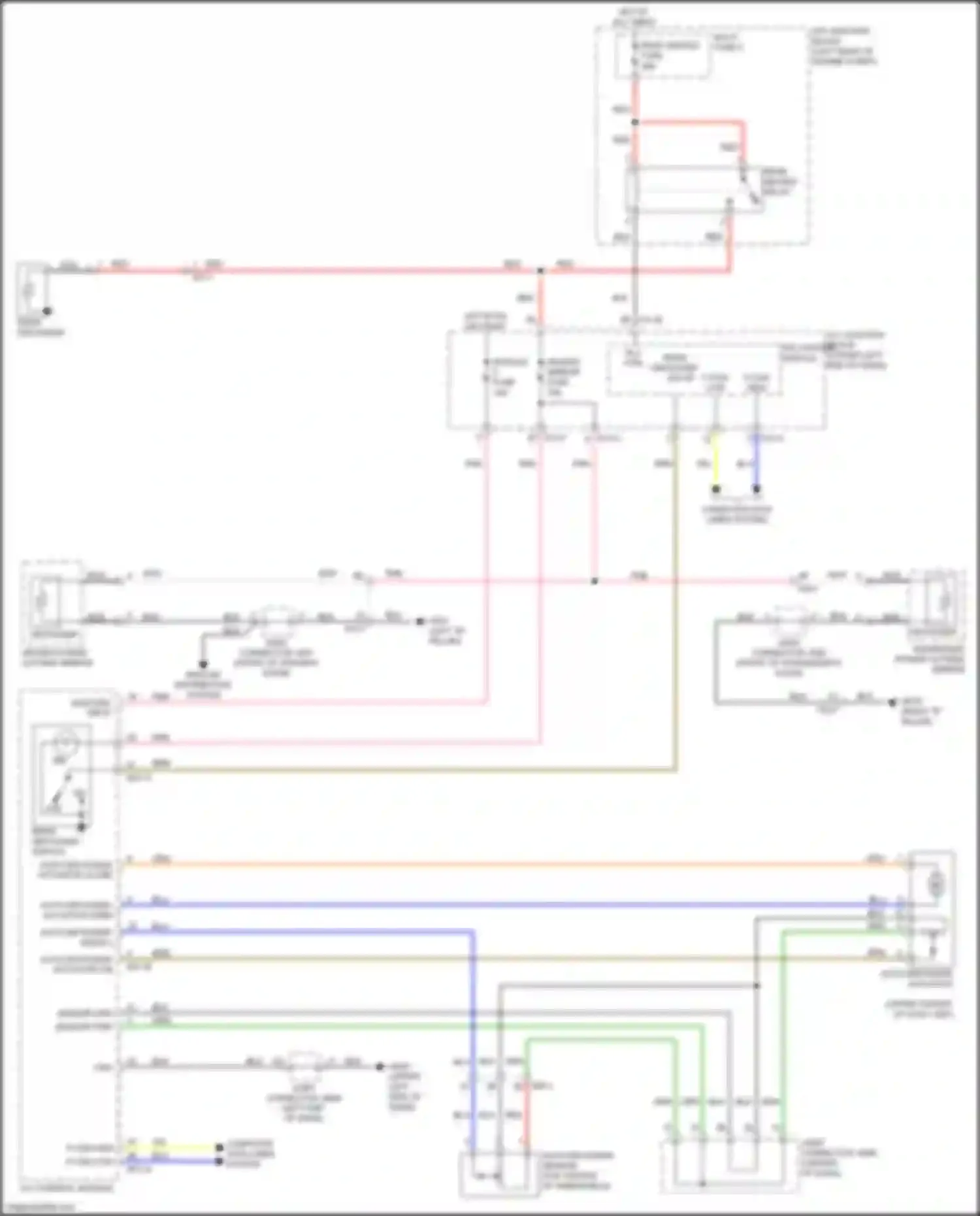 Wiring diagram rear defogger for Kia Cerato IV (2018-2022) (1 of 2)