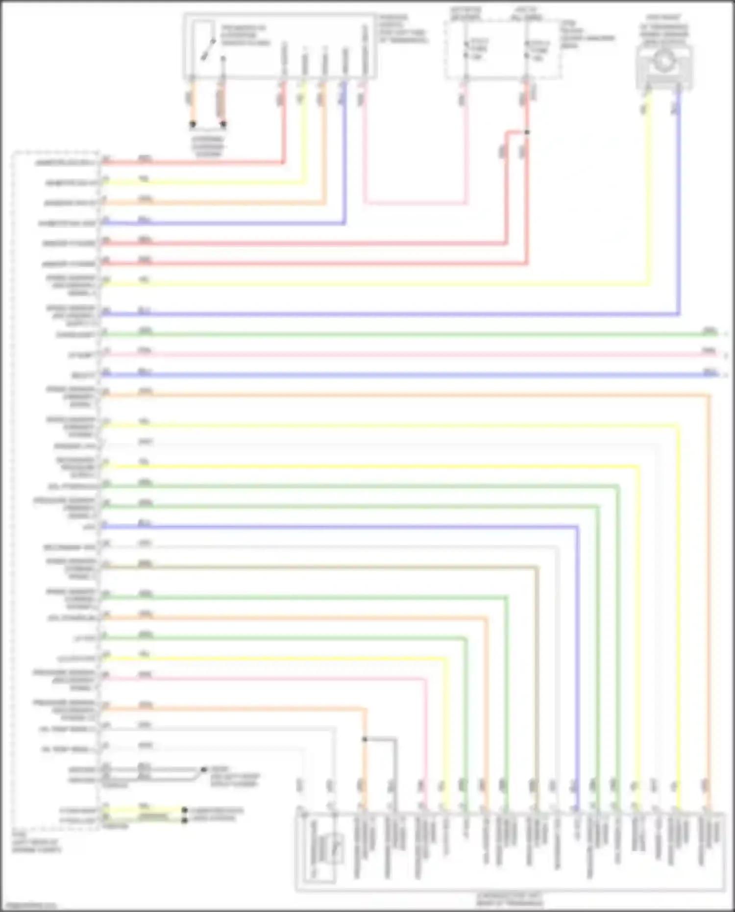 Wiring diagram red/org for Kia Cerato IV (2018-2022) (6 of 11)