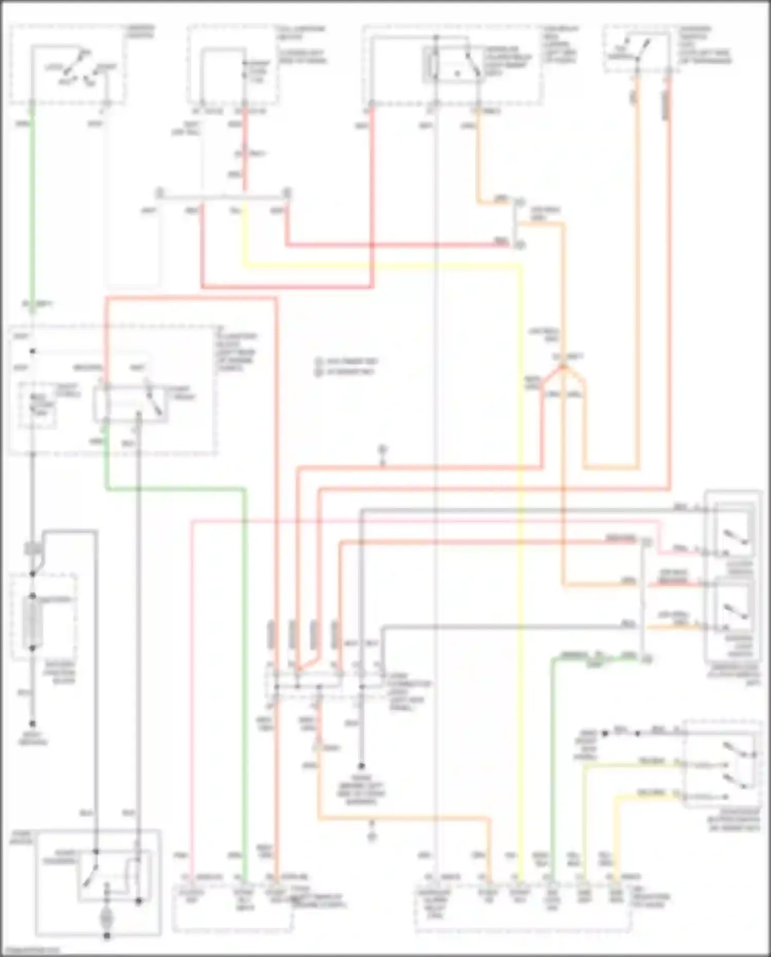 Wiring diagram rly sw ctrl input for Kia Cerato IV (2018-2022) (1 of 1)
