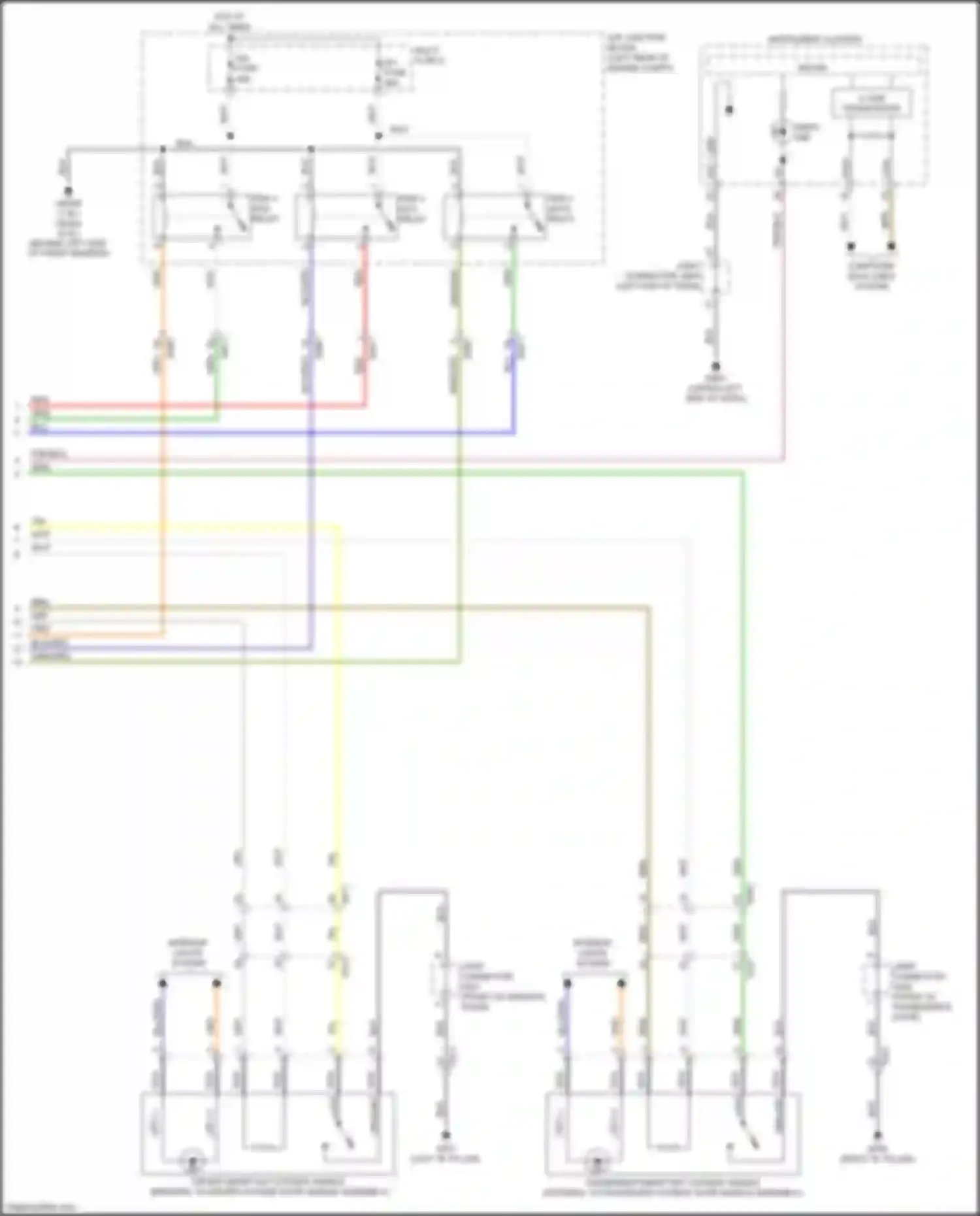 Wiring diagram sig 1 gnd for Kia Cerato IV (2018-2022) (5 of 12)