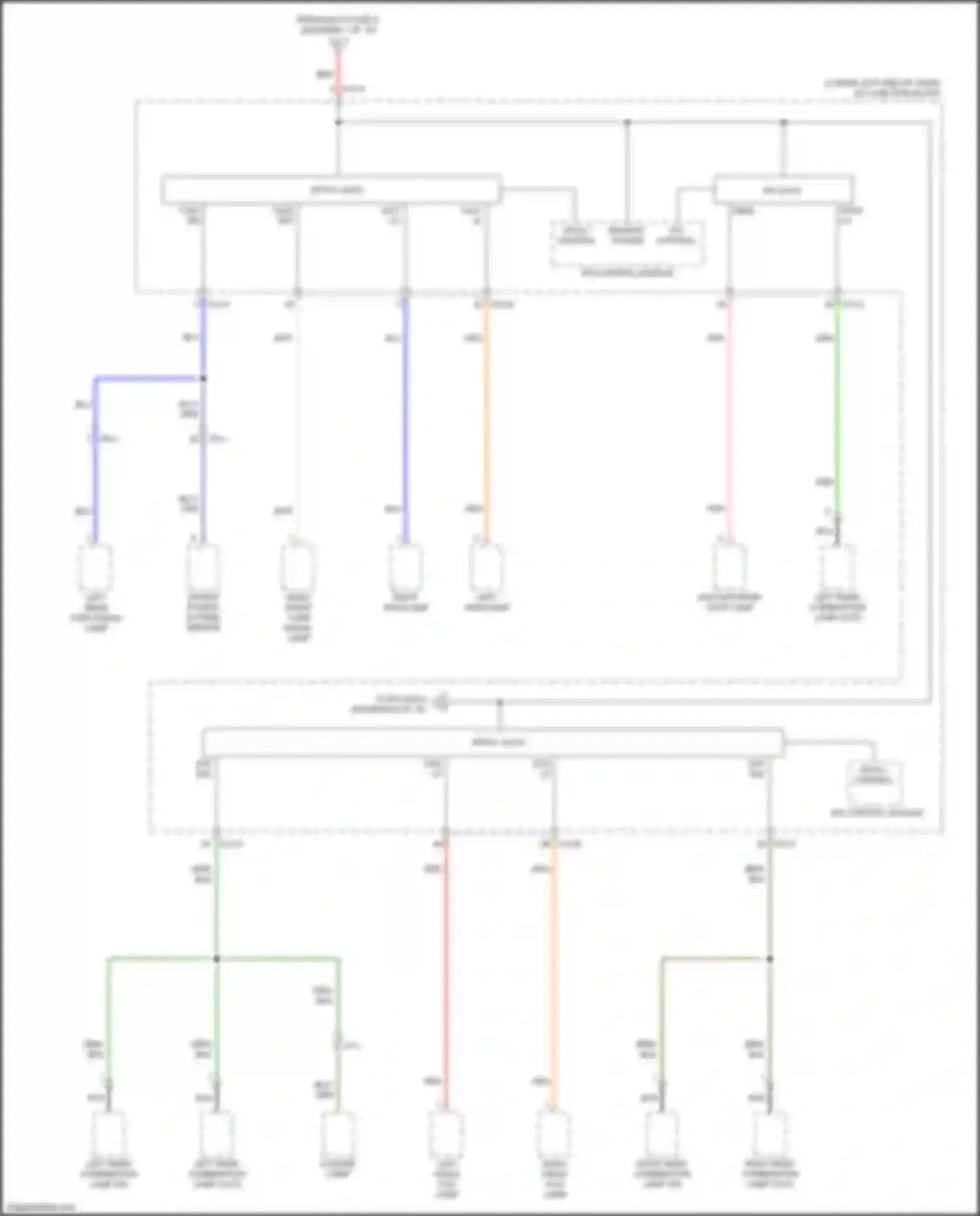 Wiring diagram spoc+ control for Kia Cerato IV (2018-2022) (2 of 4)