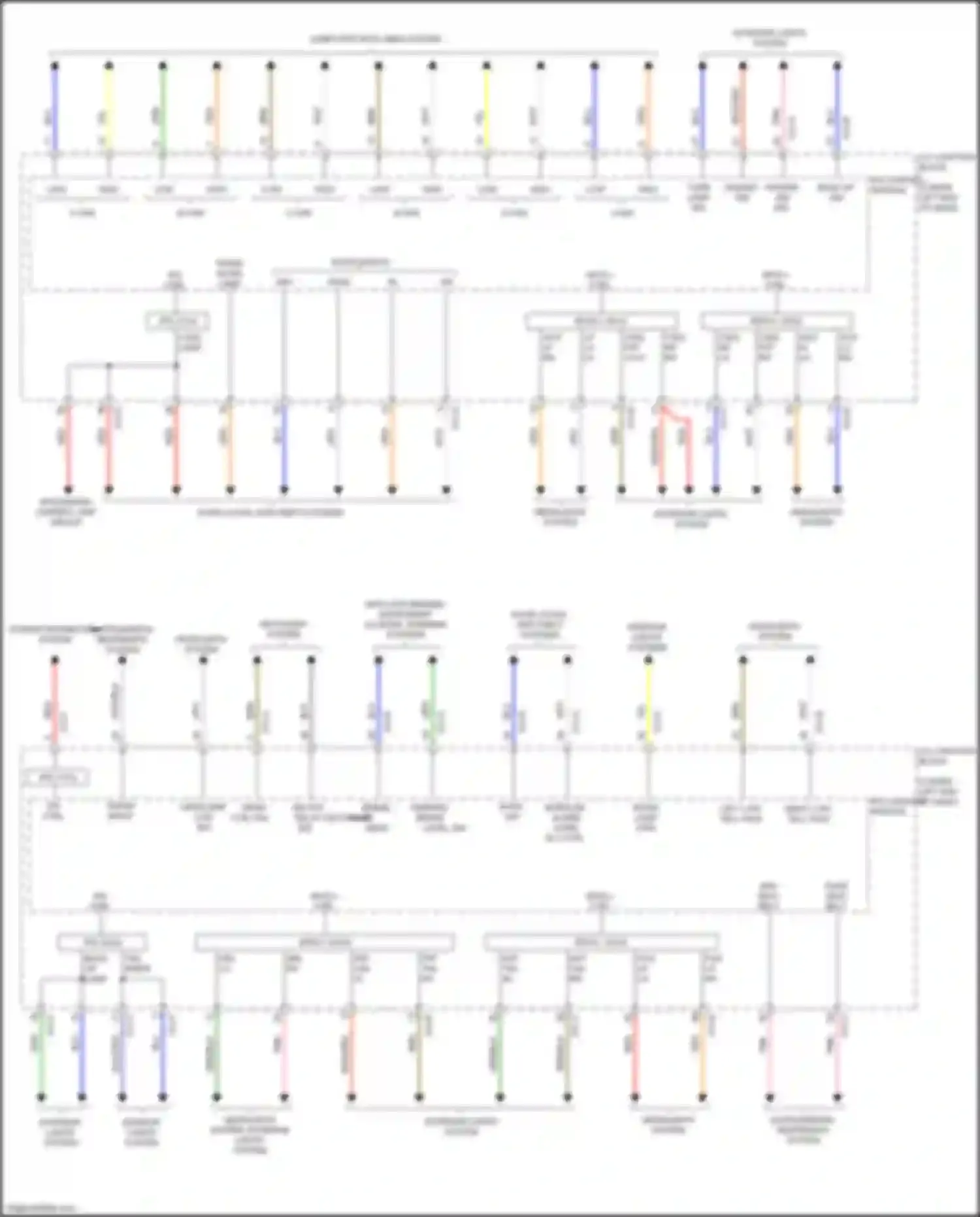 Wiring diagram tail inner for Kia Cerato IV (2018-2022) (4 of 4)