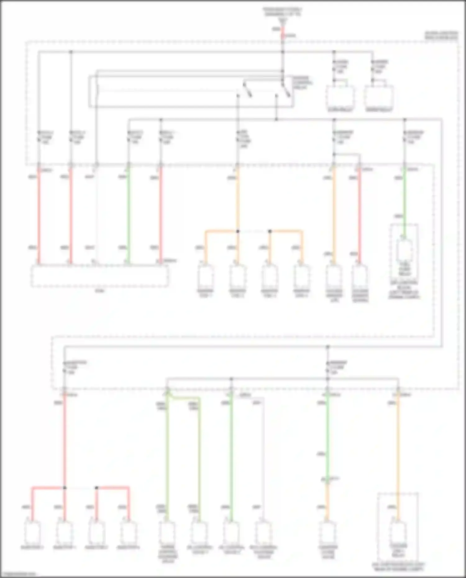 Wiring diagram wiper relay for Kia Cerato IV (2018-2022) (1 of 3)