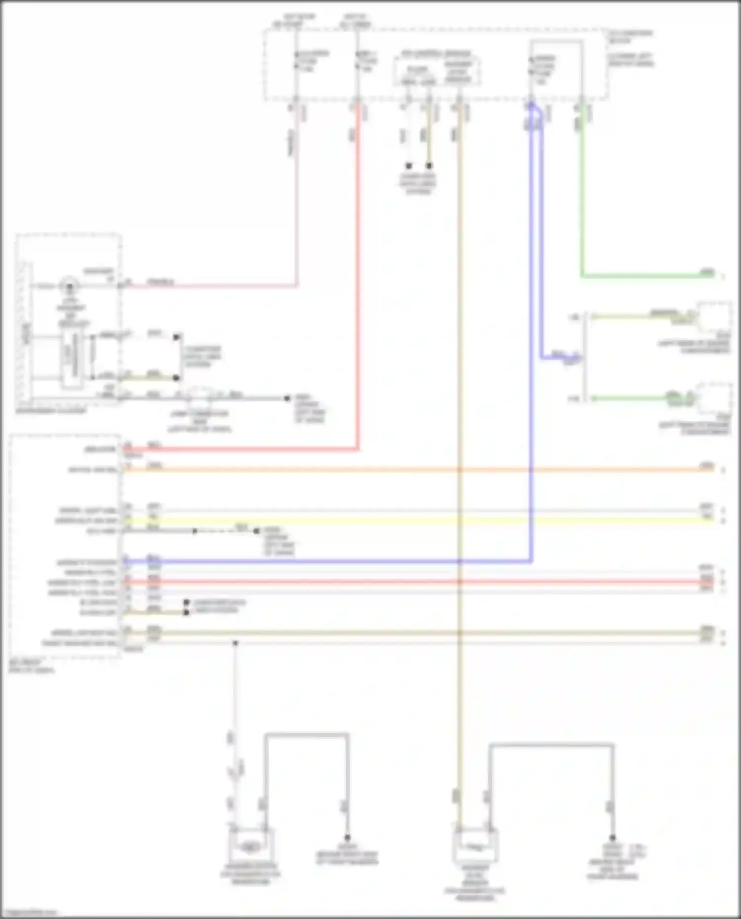 Wiring diagram wiper rly ctrl high for Kia Cerato IV (2018-2022) (2 of 2)