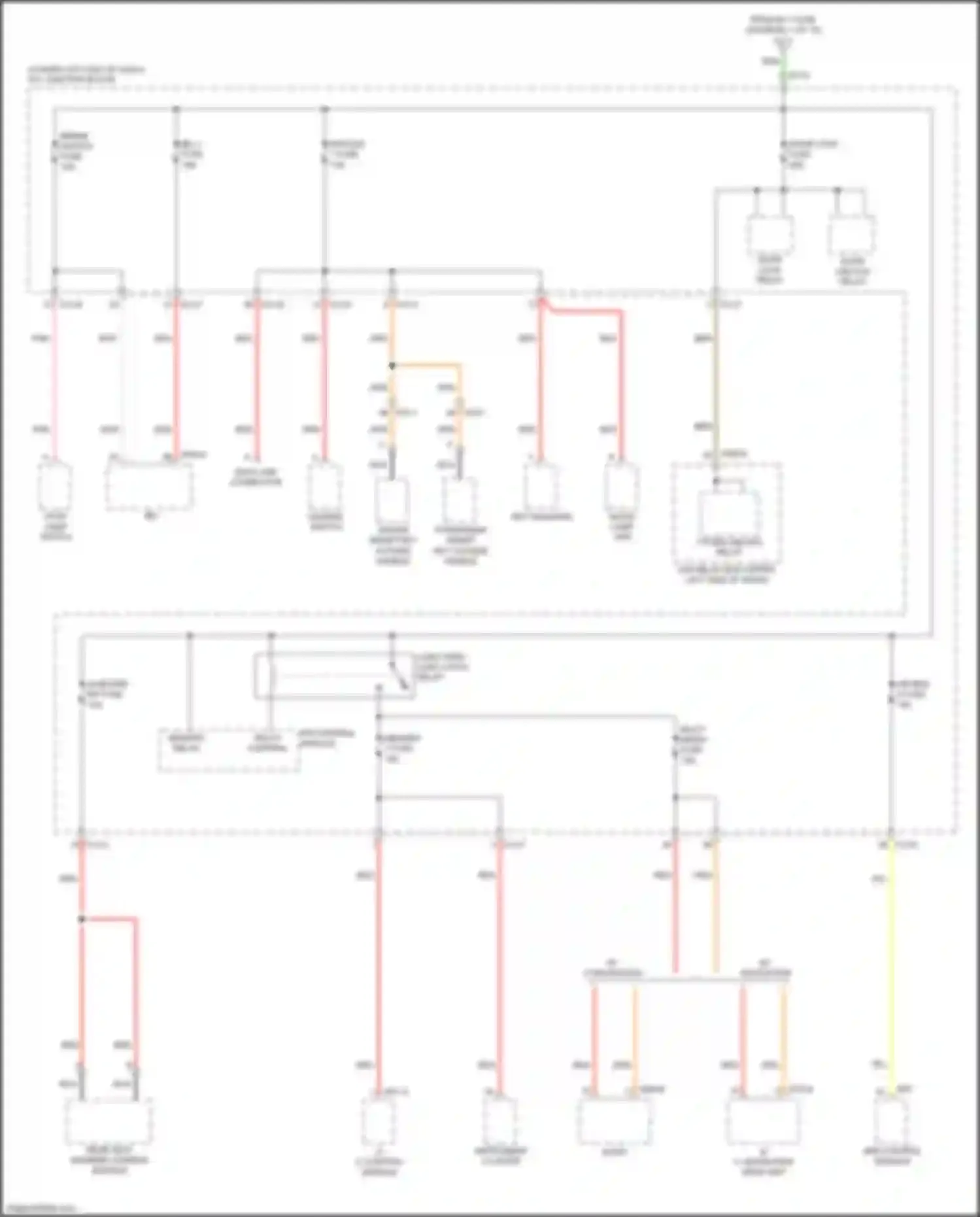 Wiring diagram w/o navigation for Kia Cerato IV (2018-2022) (2 of 11)