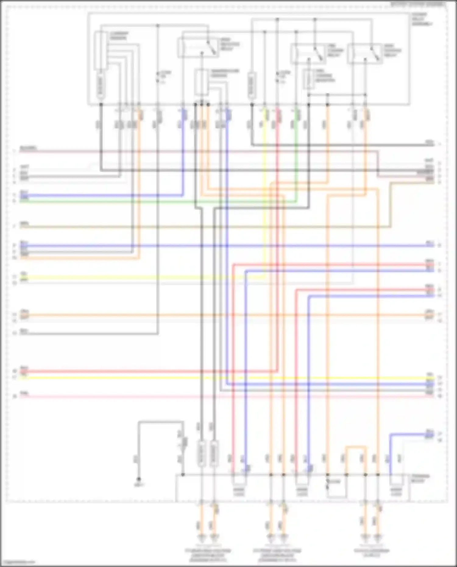 EV6 Kia I (2021-2024): Wiring diagram engine performance electric, long range (2 of 21)