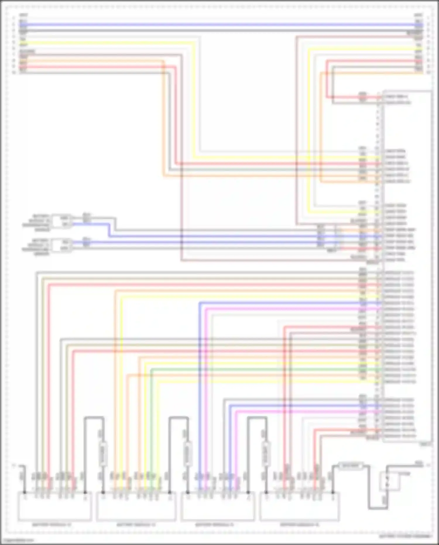 EV6 Kia I (2021-2024): Wiring diagram engine performance electric, long range (7 of 21)