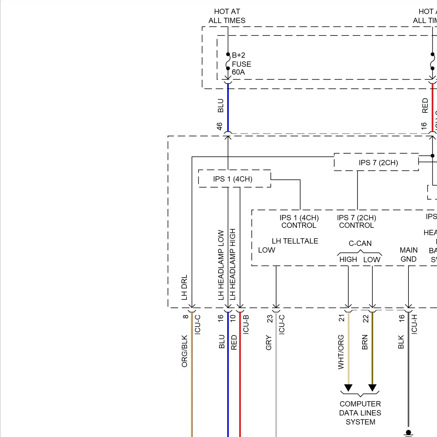 demo - Headlamps circuit (1 of 2) Headlamps circuit (1 of 2)