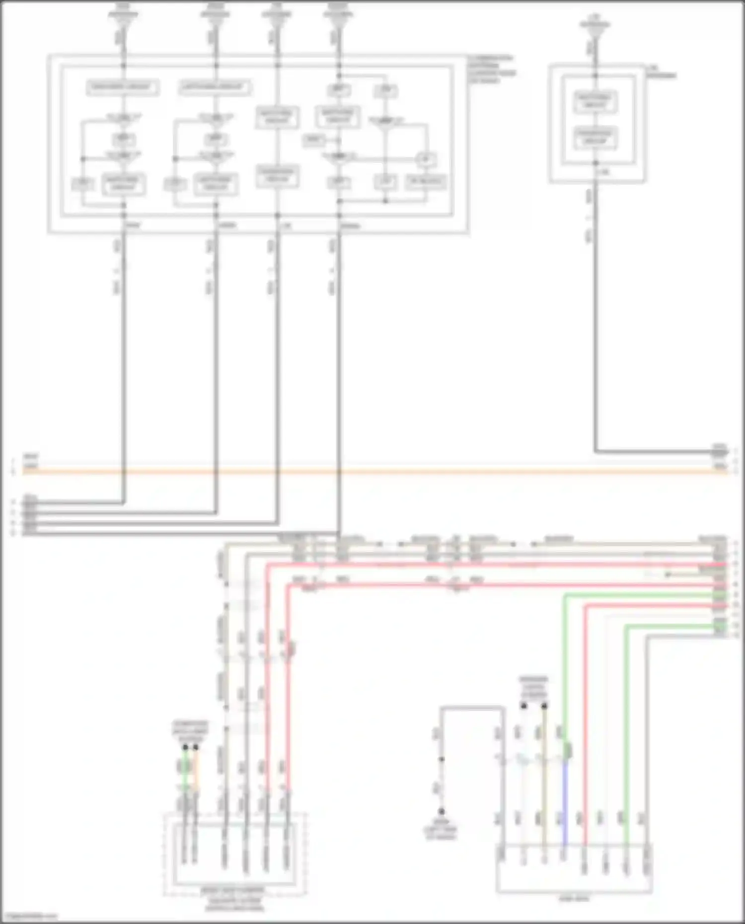 EV6 Kia I (2021-2024): Navigation circuit, w/o amplifier (4 of 5)