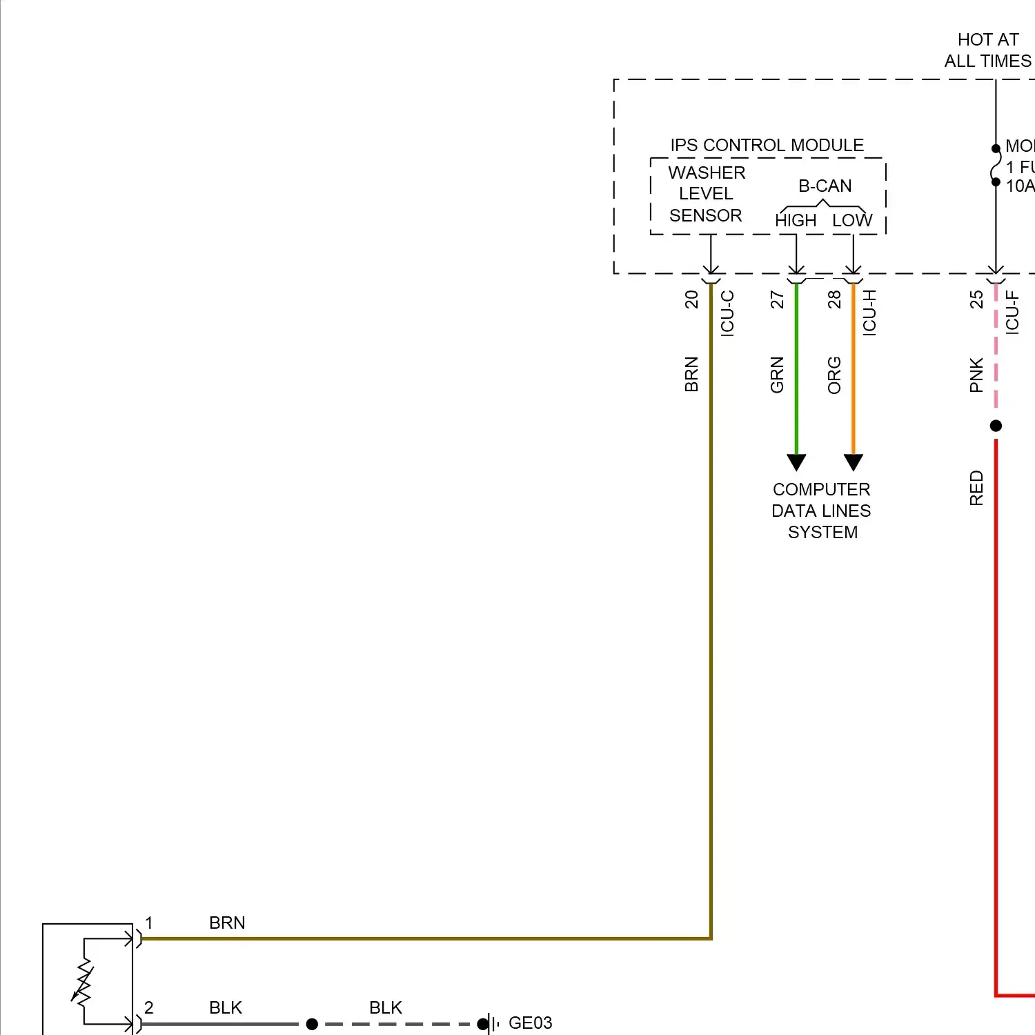 demo - Wiper/washer circuit (1 of 2) Wiper/washer circuit (1 of 2)