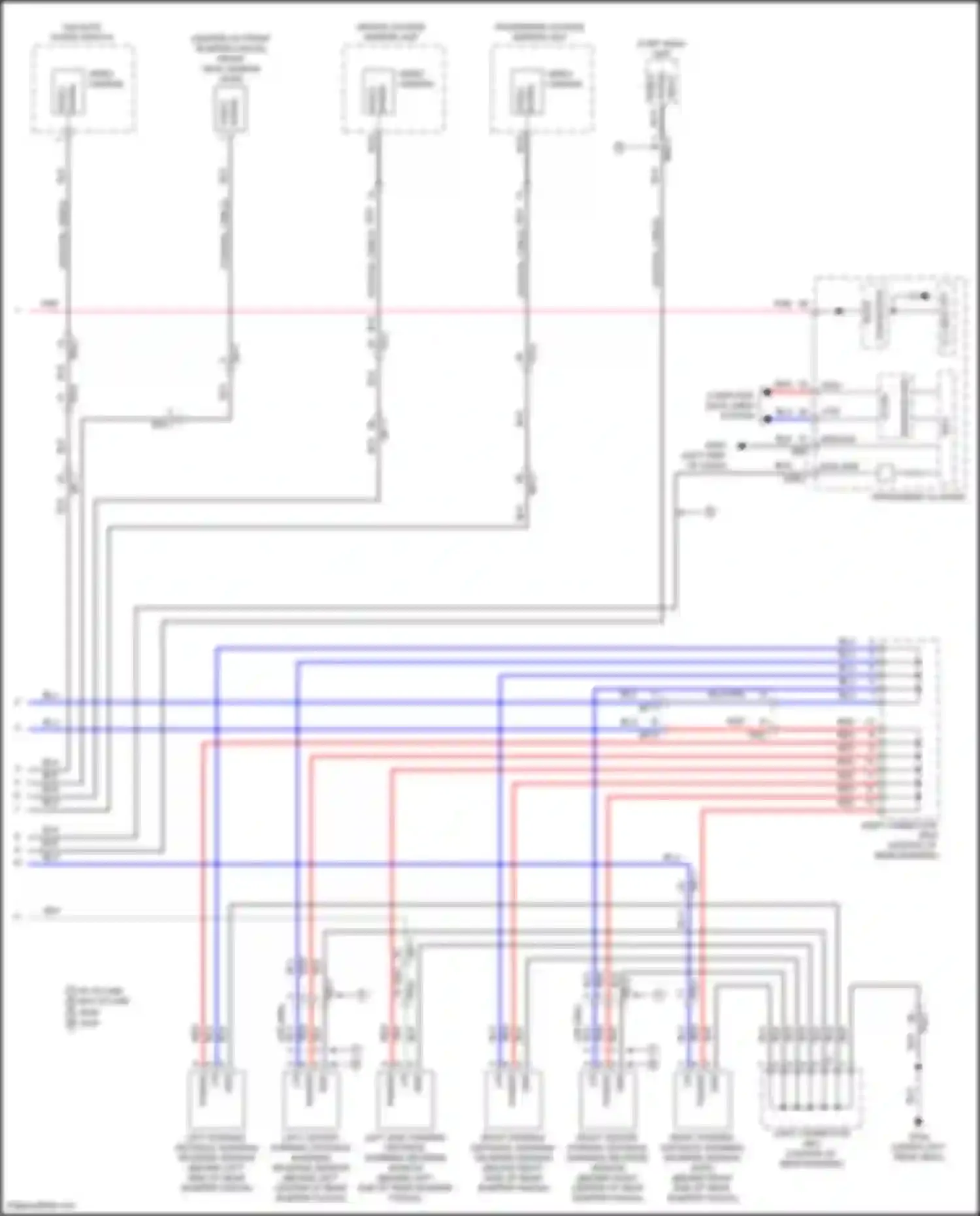 Wiring diagram 12.3 inch tft for Kia EV6 I (2021-2024) (8 of 11)