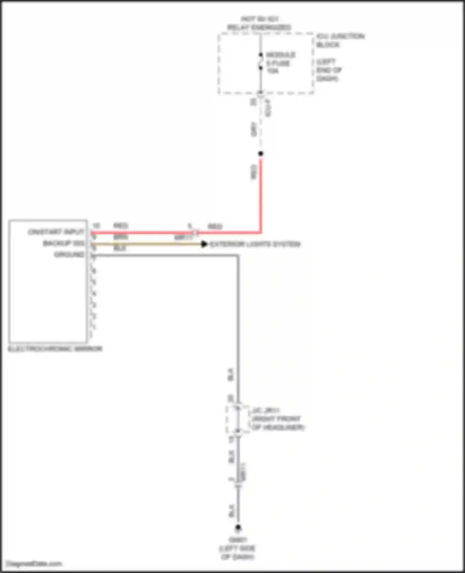 Wiring diagram backup sig for Kia EV6 I (2021-2024) (1 of 1)
