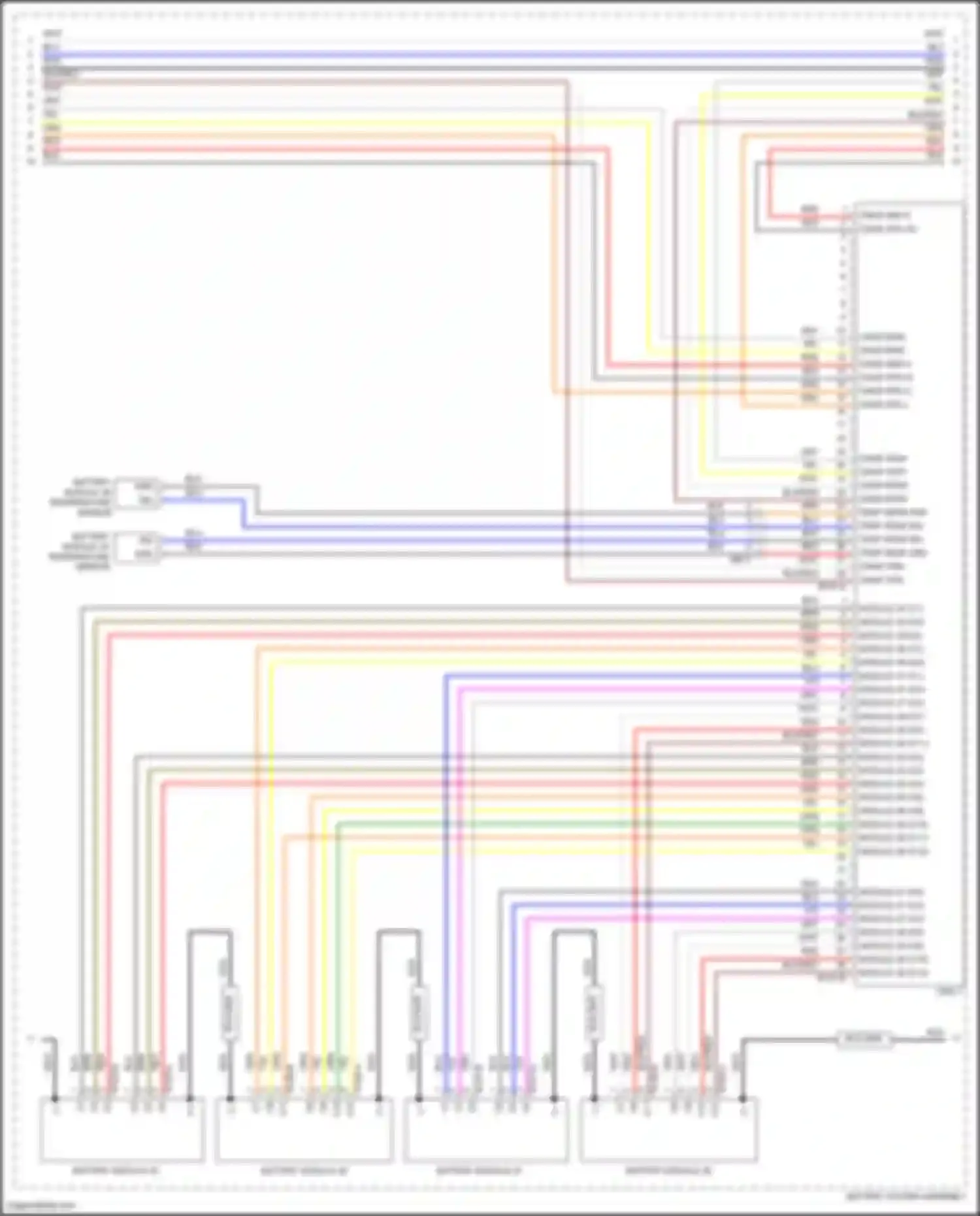 Wiring diagram battery module 28 for Kia EV6 I (2021-2024) (1 of 1)