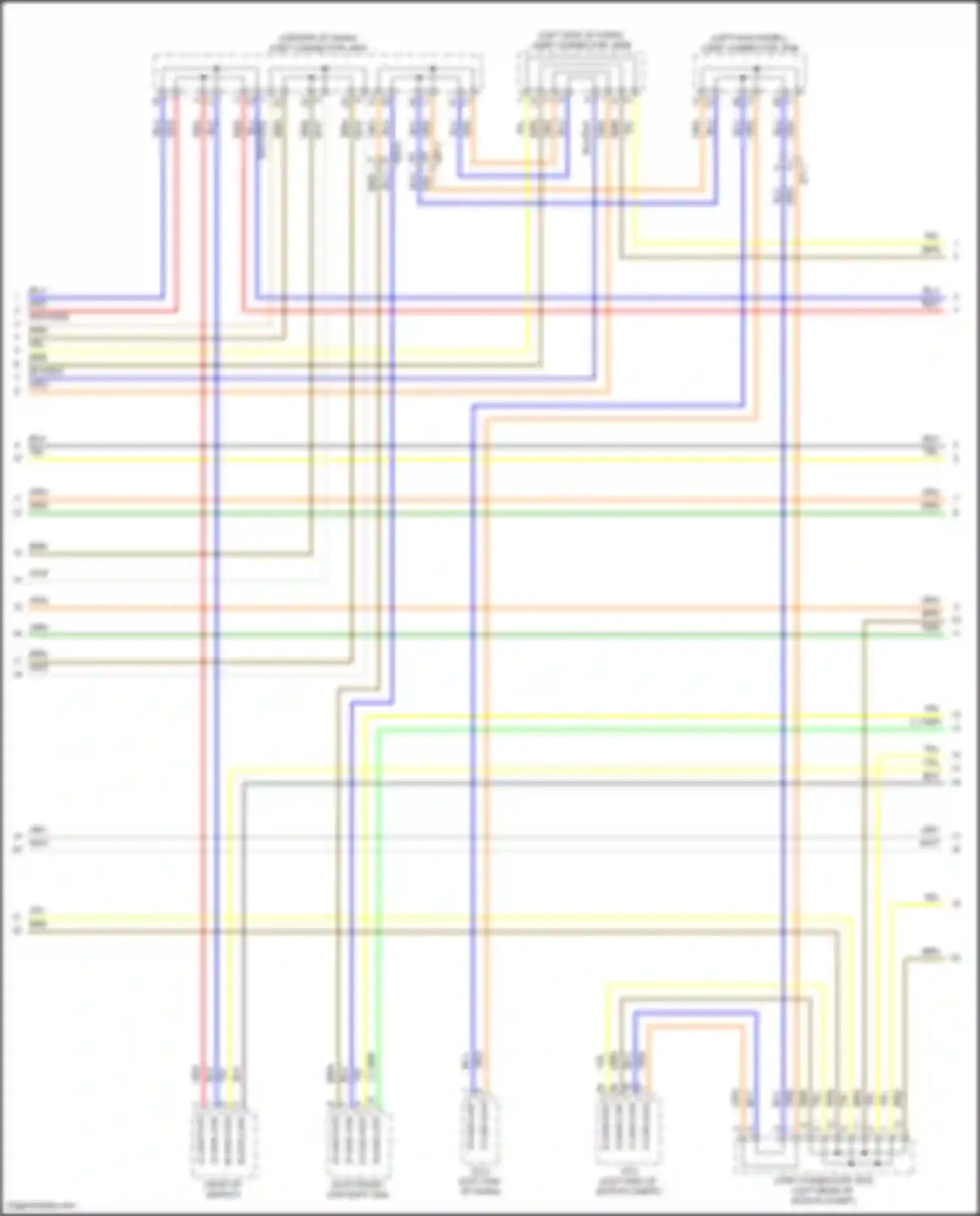 Wiring diagram blu/blk for Kia EV6 I (2021-2024) (2 of 21)