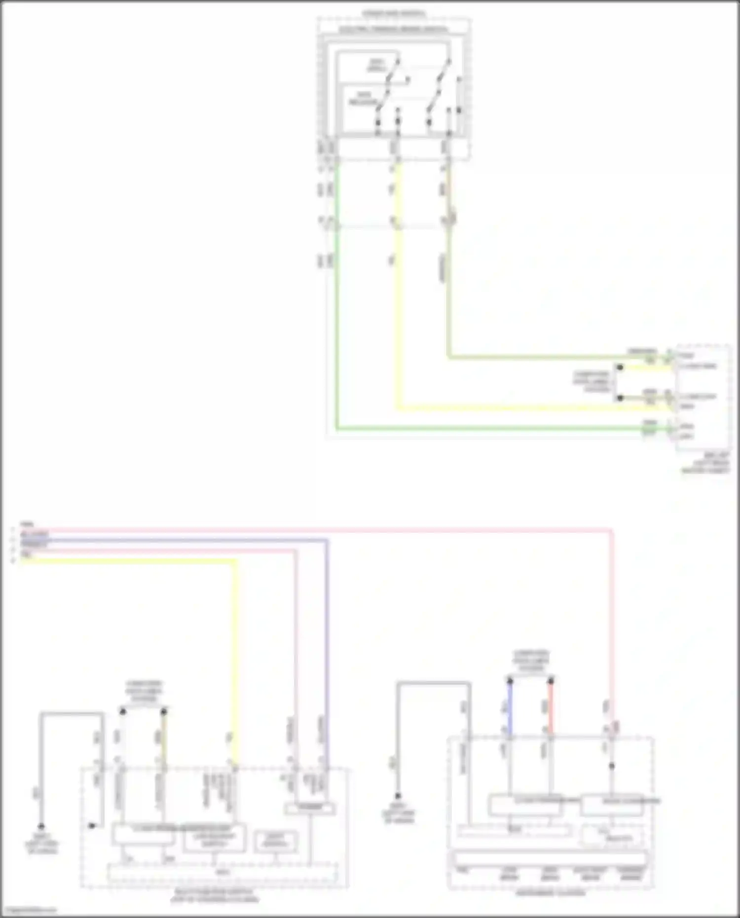 Wiring diagram blu/org for Kia EV6 I (2021-2024) (3 of 55)