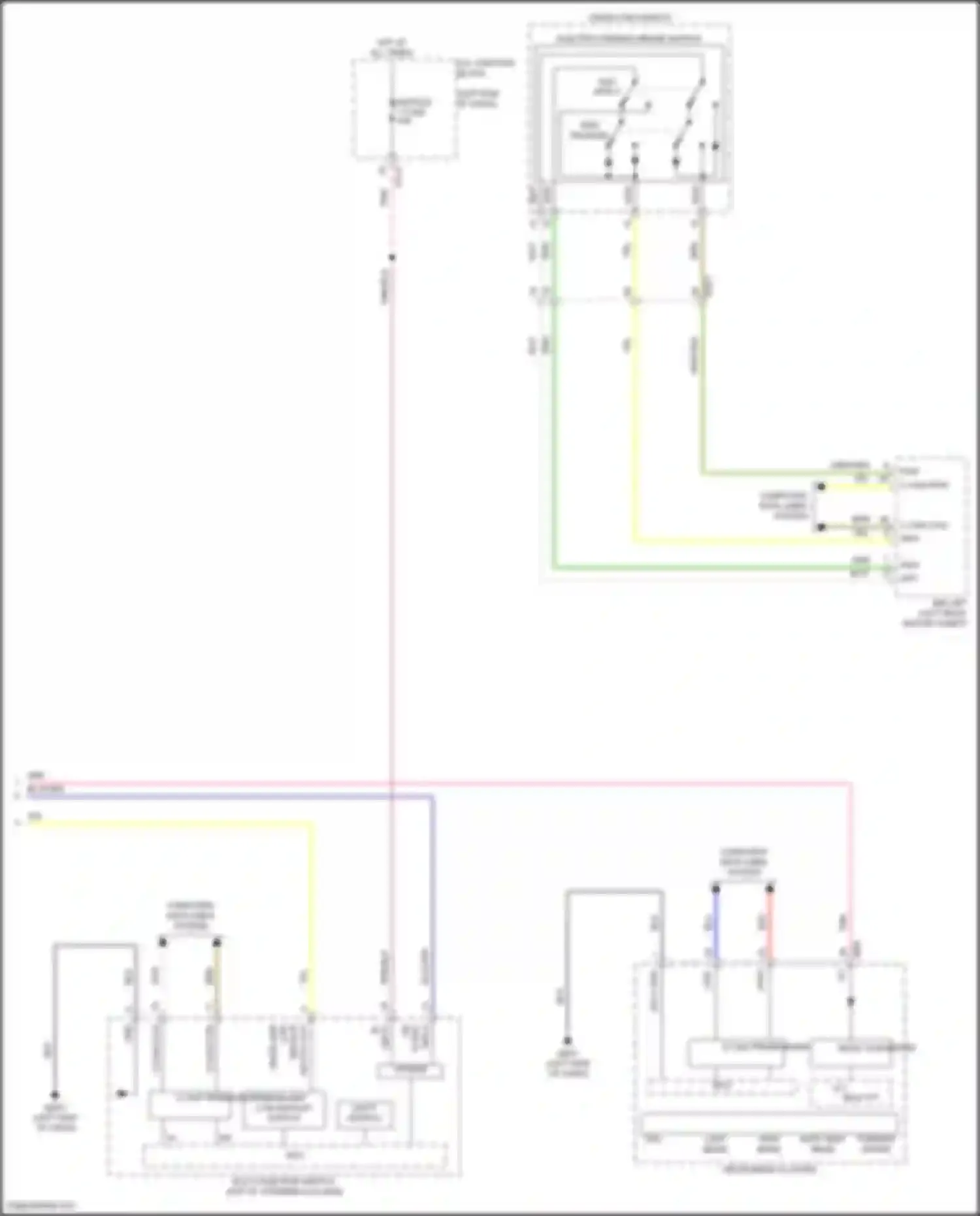 Wiring diagram blu/org for Kia EV6 I (2021-2024) (6 of 55)