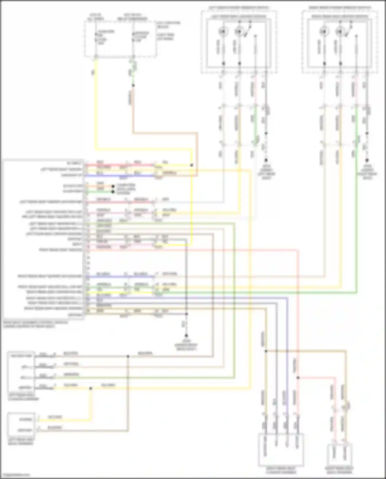 Wiring diagram blu/org for Kia EV6 I (2021-2024) (9 of 55)