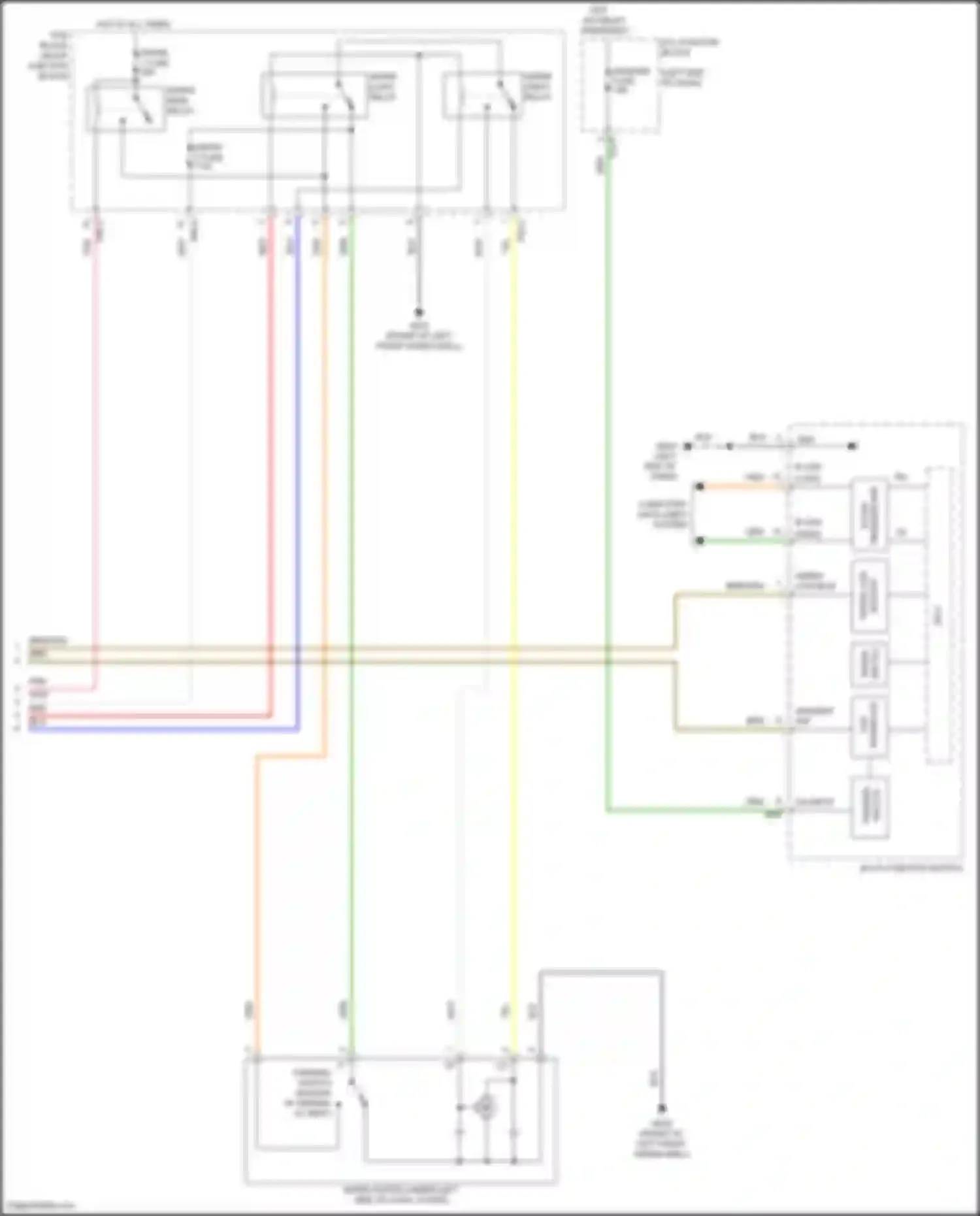 Wiring diagram brn/org for Kia EV6 I (2021-2024) (20 of 24)