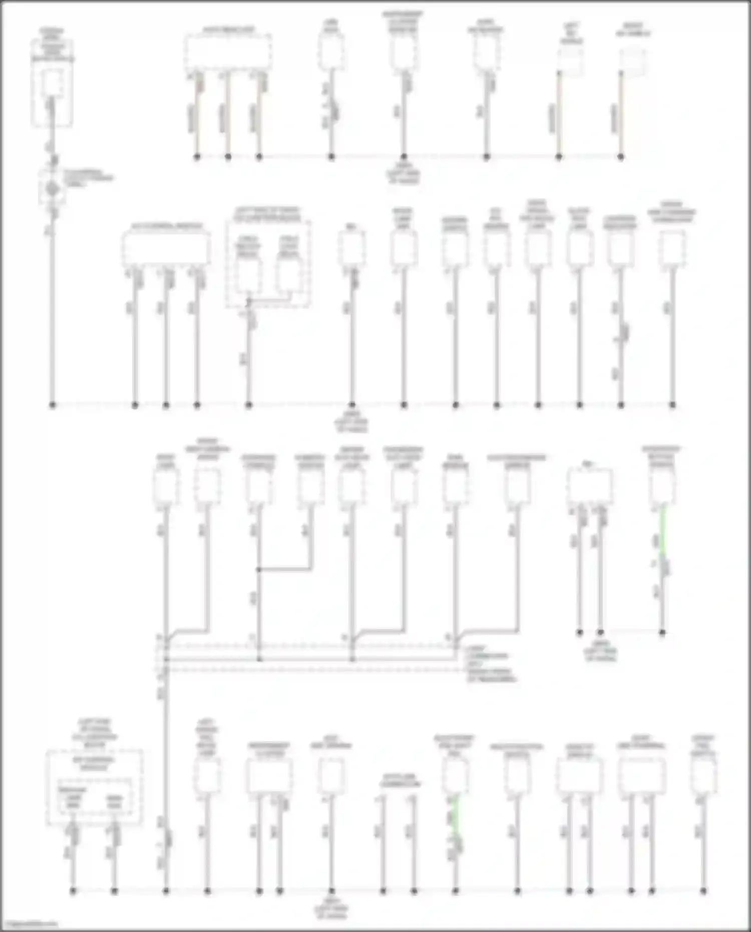 Wiring diagram child unlock relay for Kia EV6 I (2021-2024) (2 of 5)