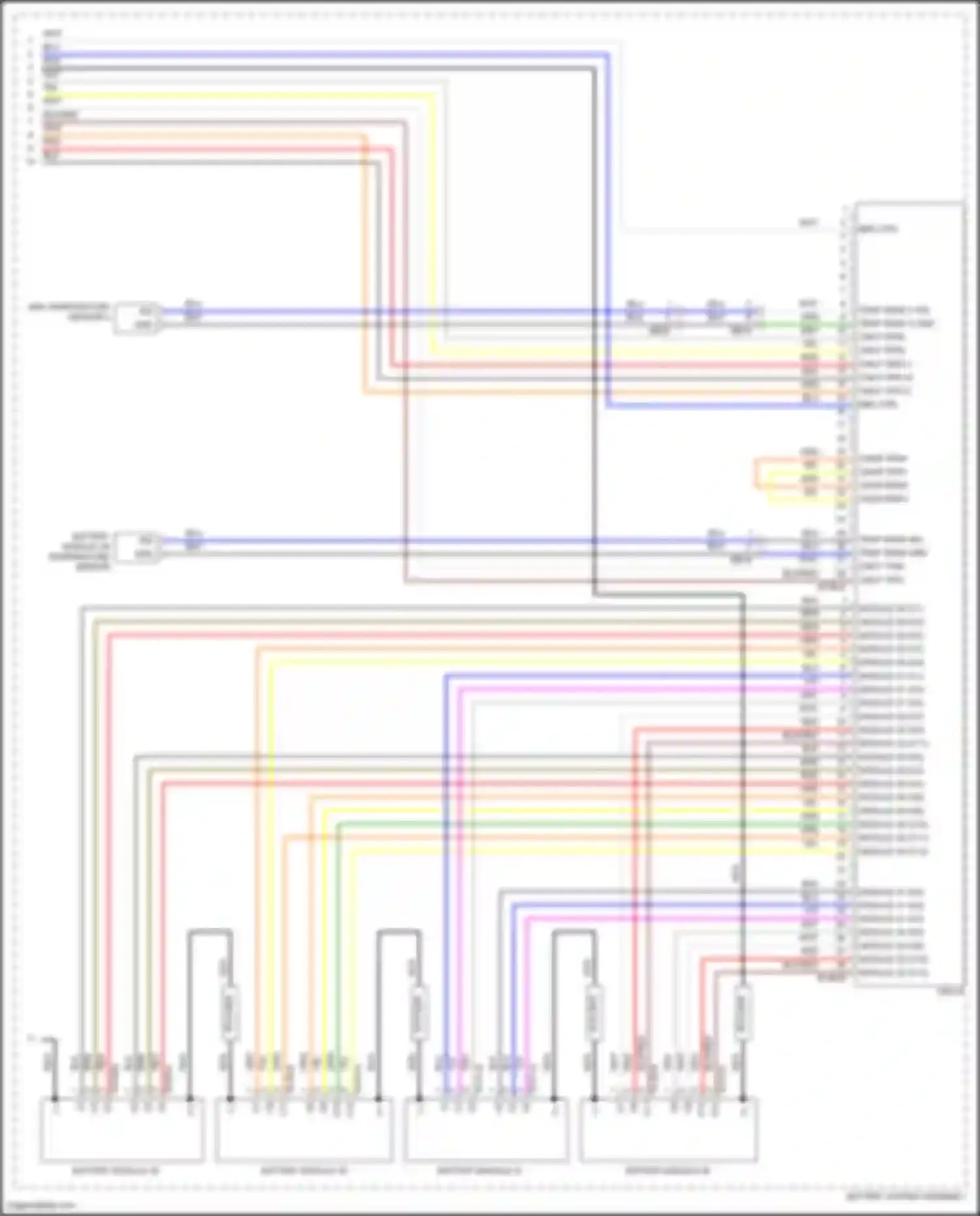 Wiring diagram cmu 8 for Kia EV6 I (2021-2024) (1 of 1)