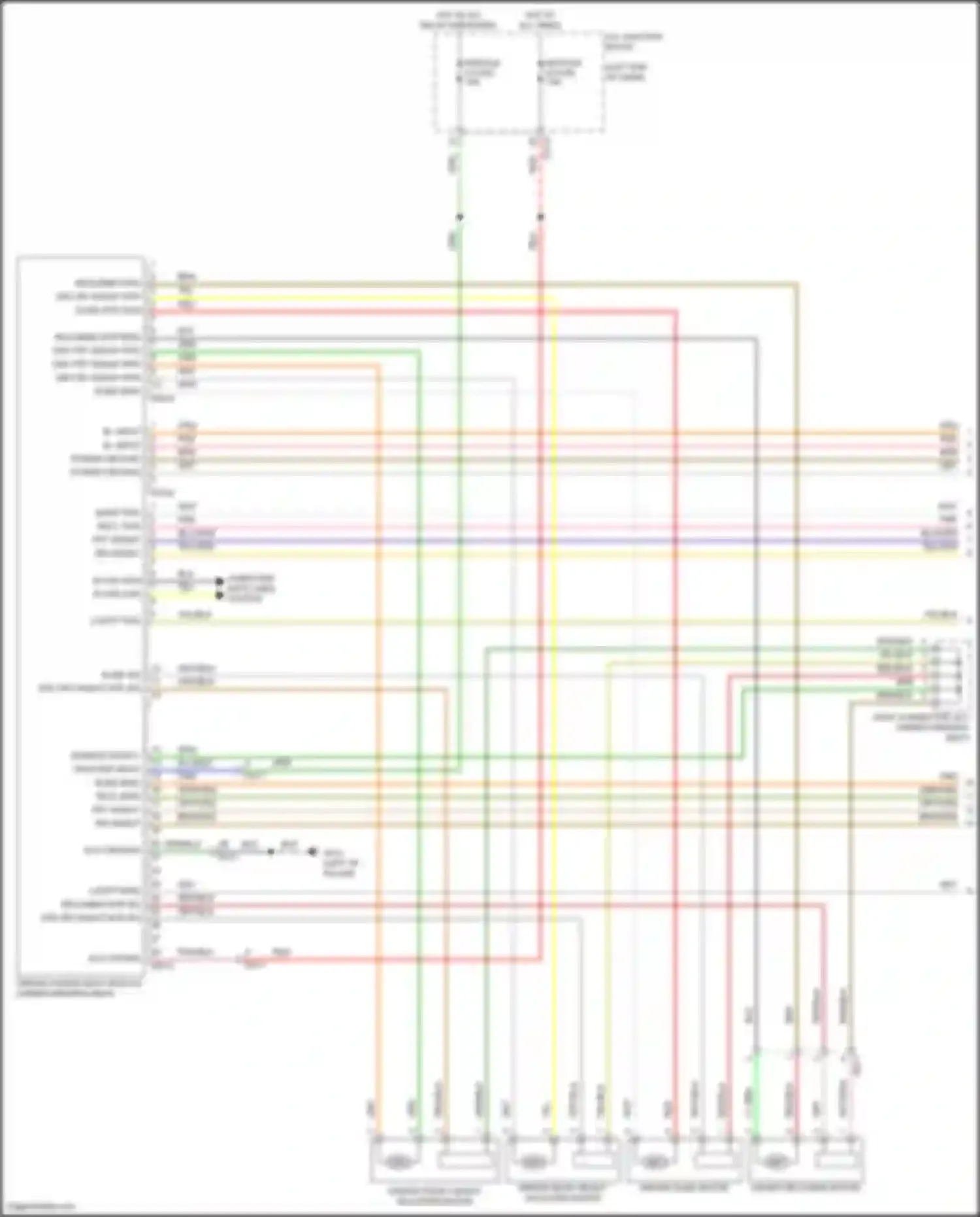 Wiring diagram ecu ground for Kia EV6 I (2021-2024) (3 of 6)