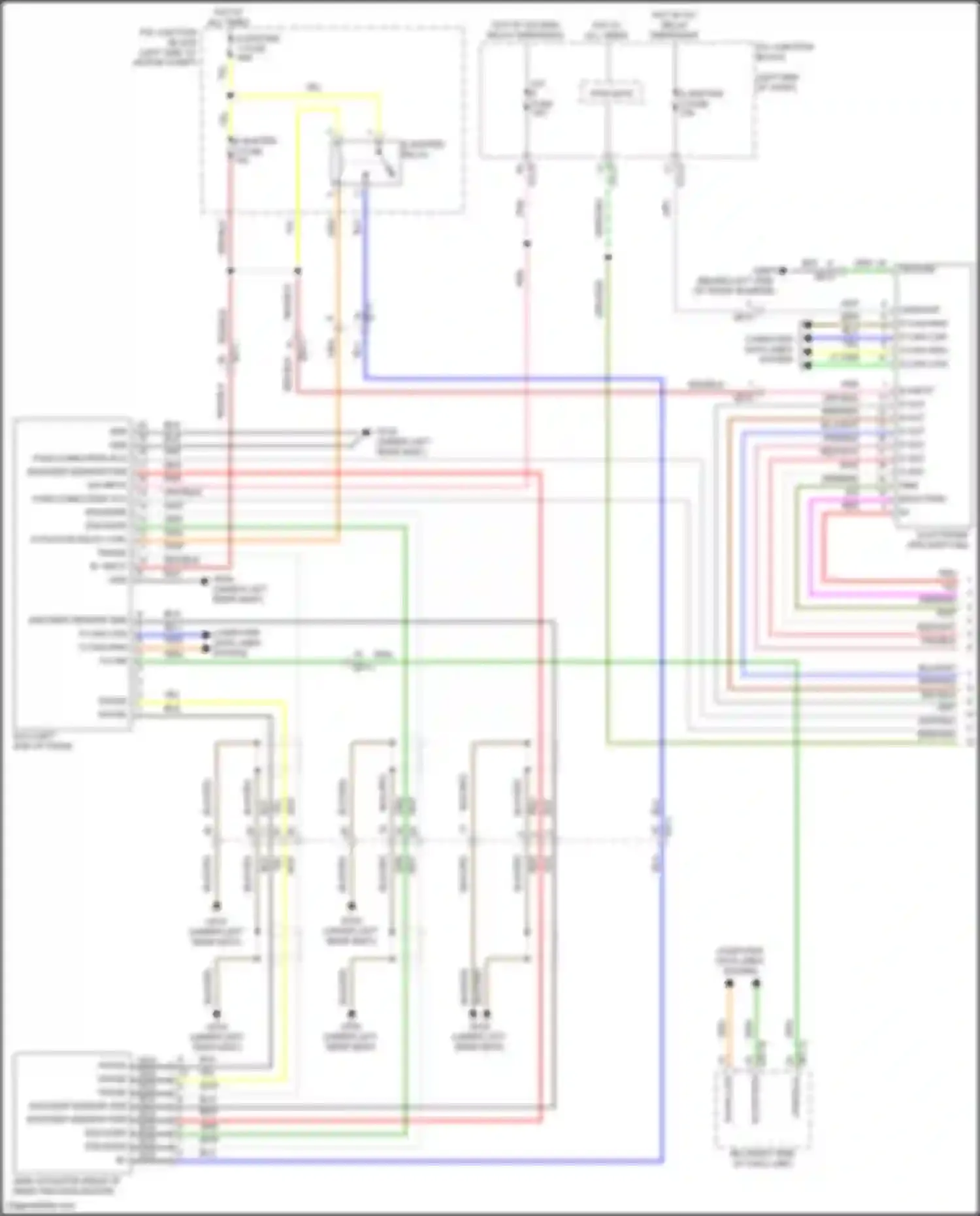 Wiring diagram encoder b for Kia EV6 I (2021-2024) (2 of 2)