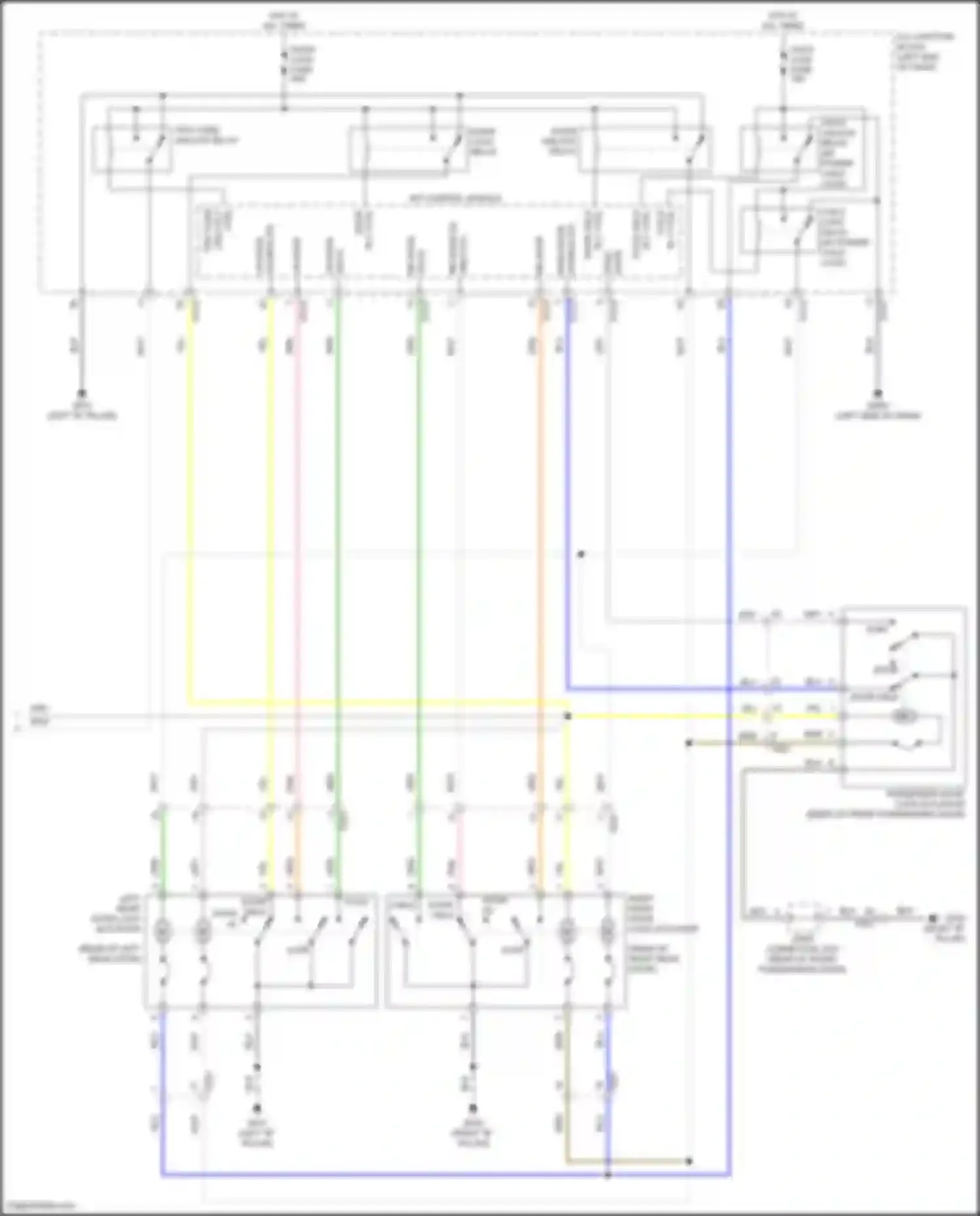 Wiring diagram icu-d for Kia EV6 I (2021-2024) (1 of 10)