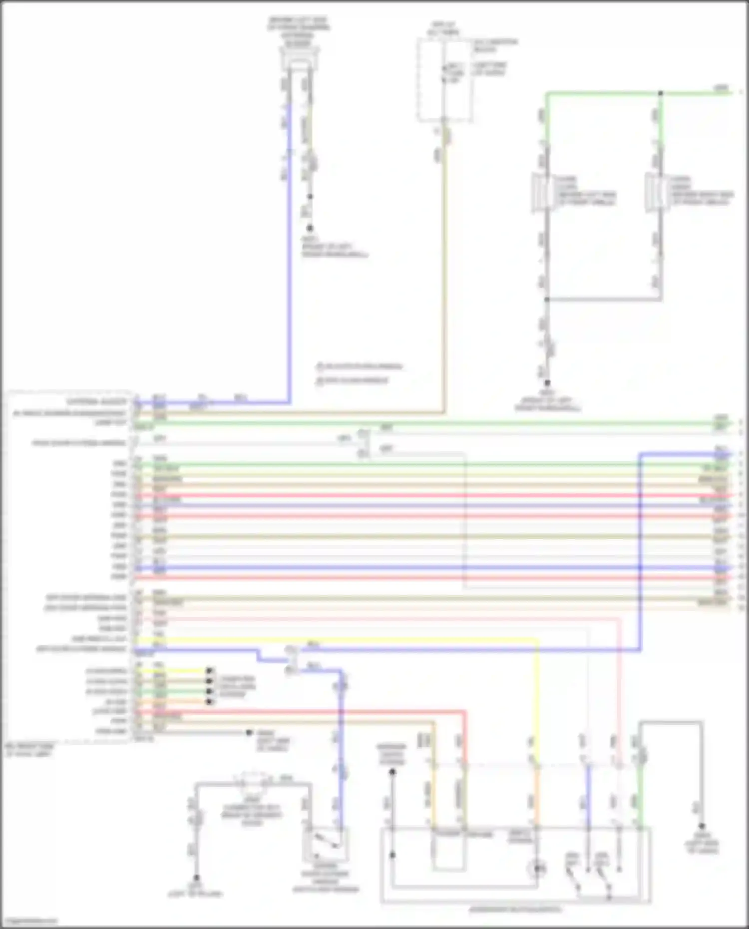 Wiring diagram icu-f for Kia EV6 I (2021-2024) (1 of 56)