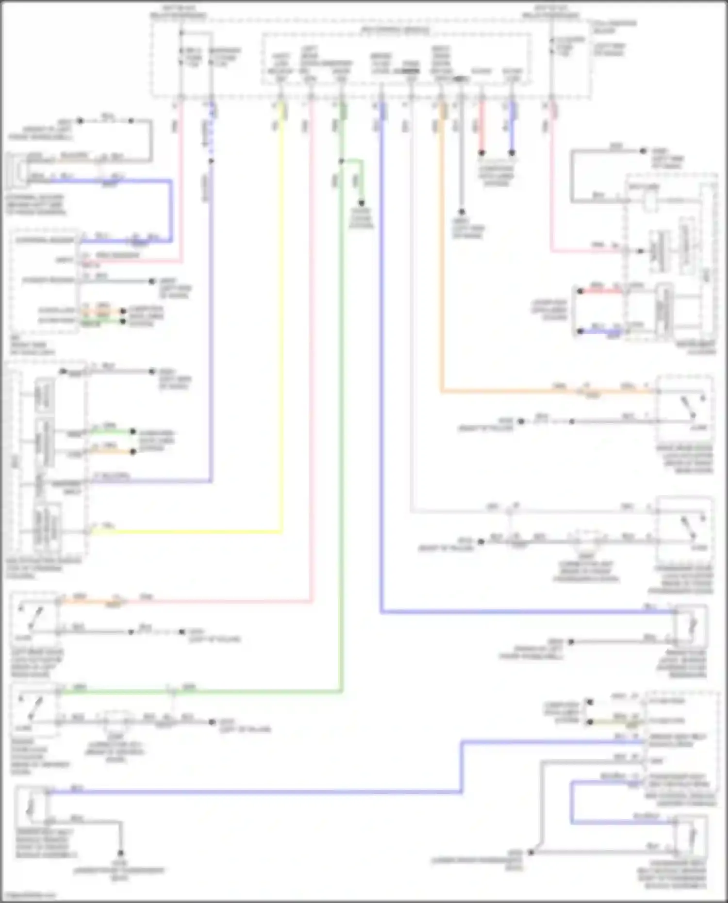 Wiring diagram icu-g for Kia EV6 I (2021-2024) (12 of 20)