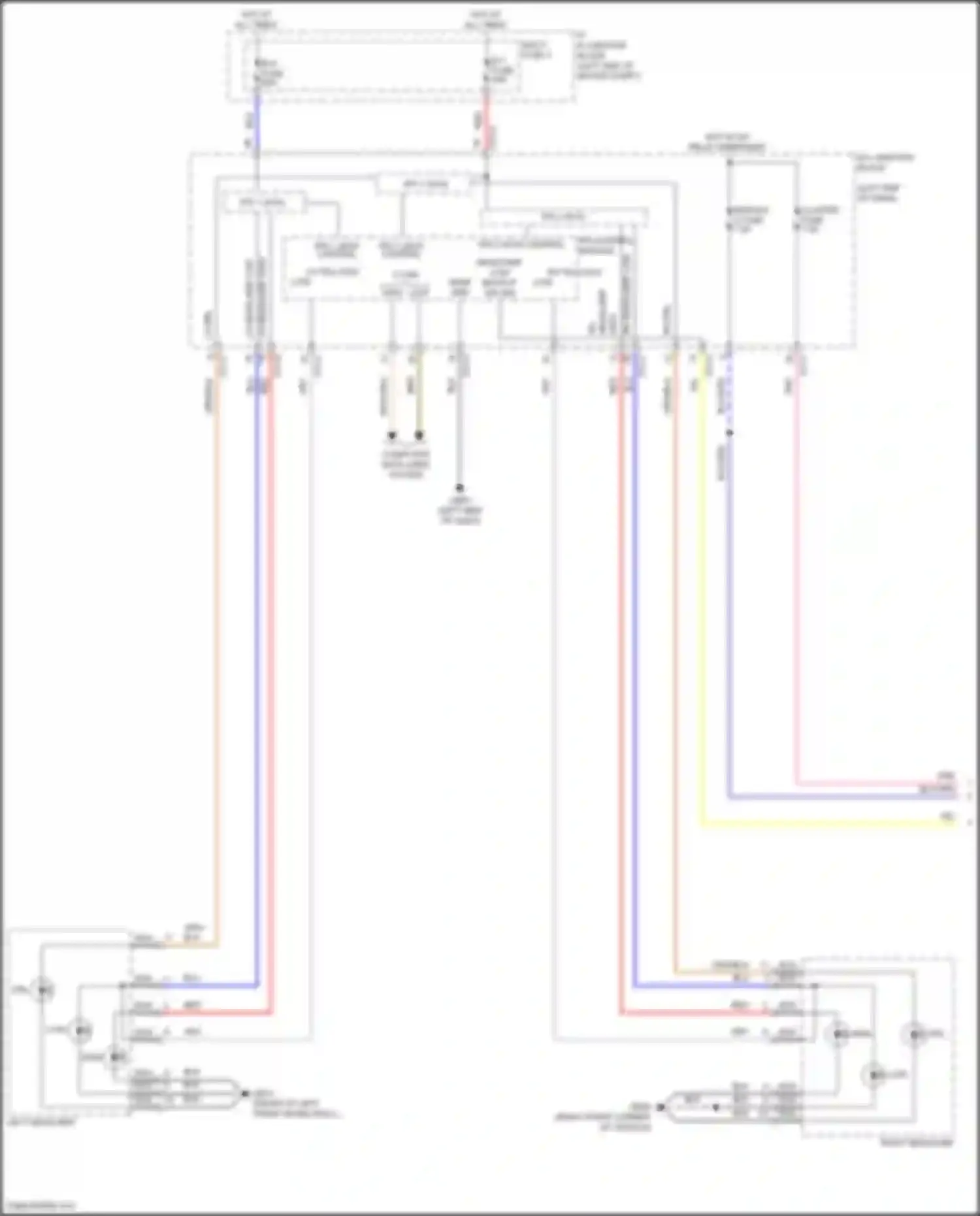 Wiring diagram lh headlamp low for Kia EV6 I (2021-2024) (2 of 2)