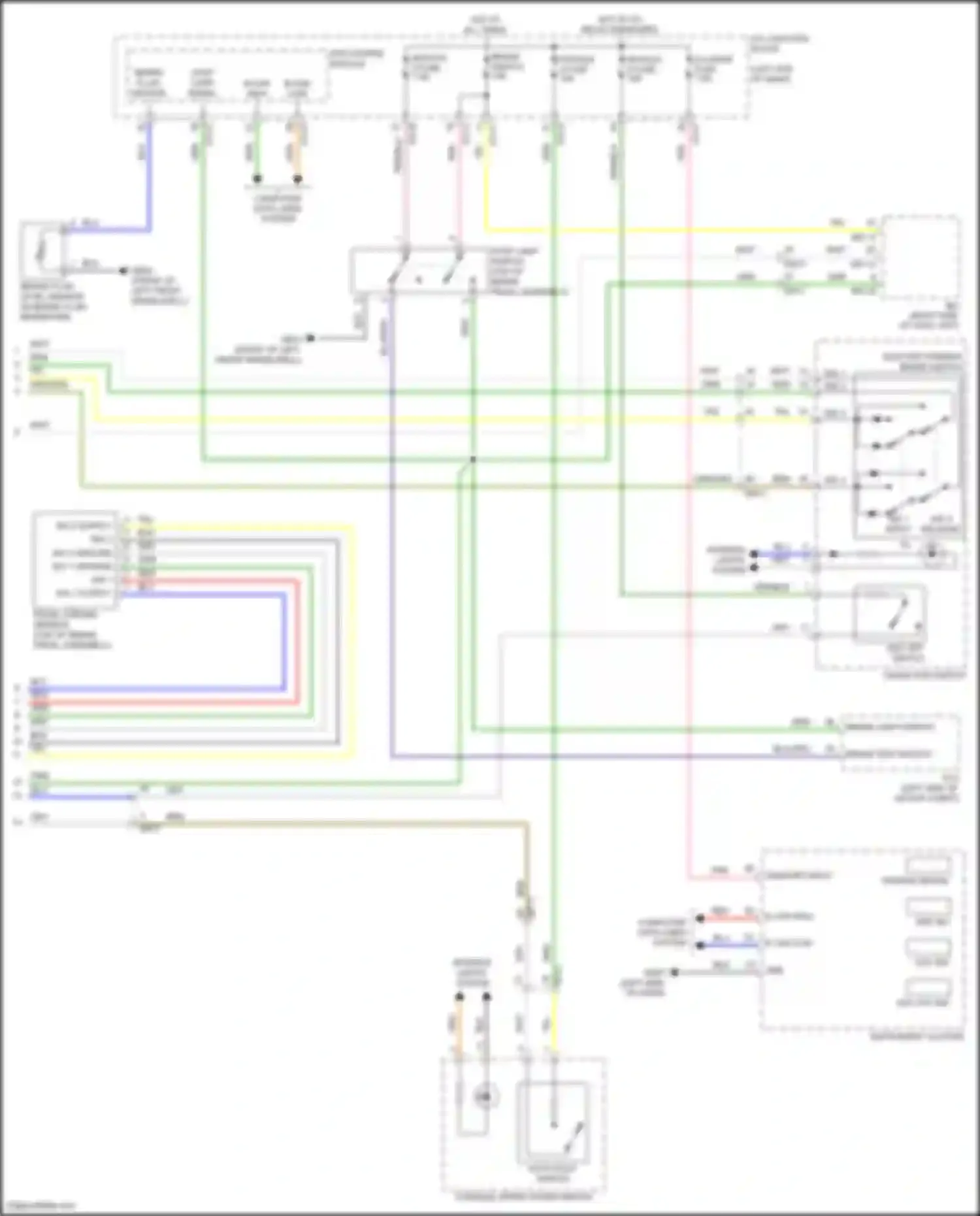 Wiring diagram module 4 fuse for Kia EV6 I (2021-2024) (1 of 12)
