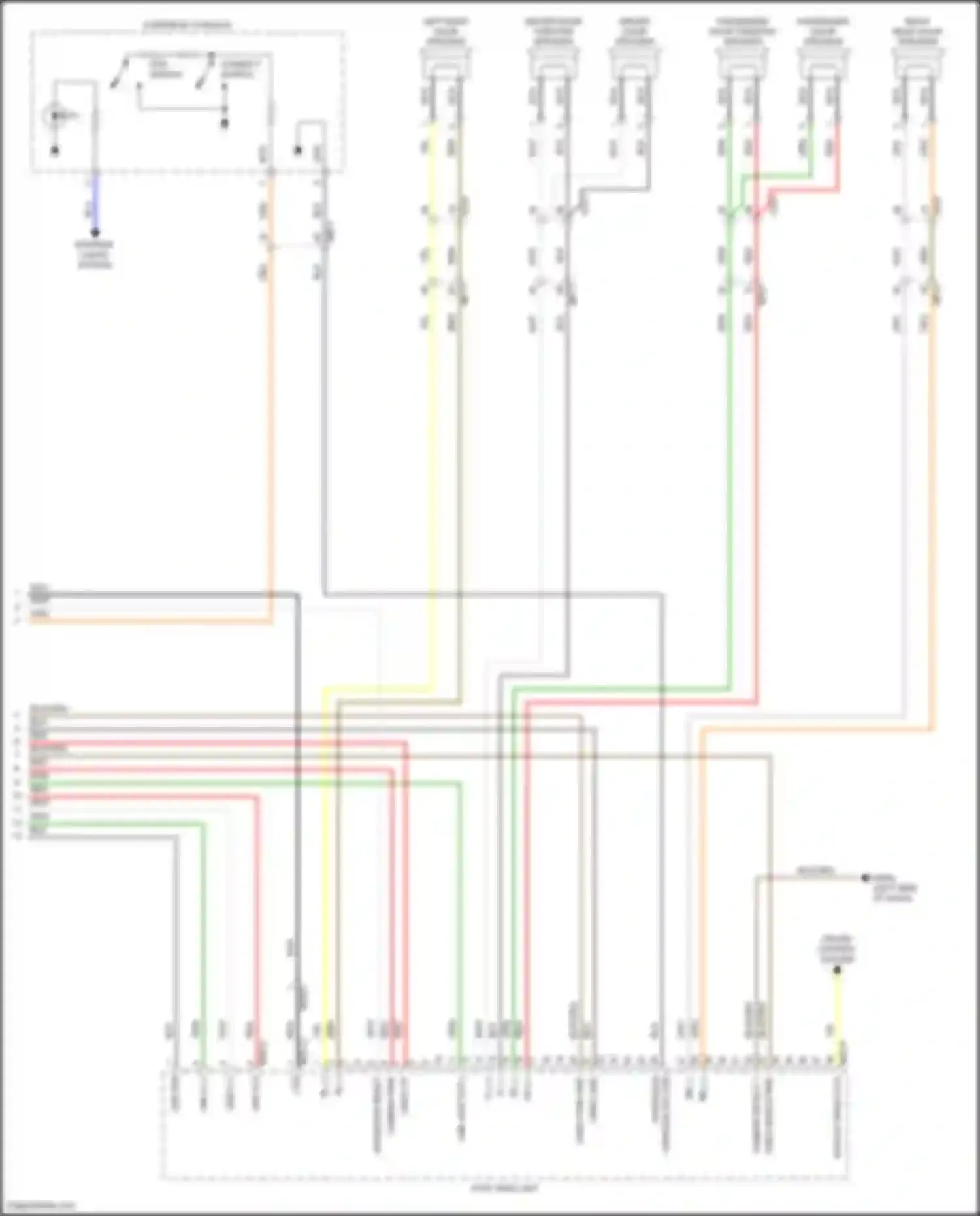 Wiring diagram mts in for Kia EV6 I (2021-2024) (2 of 4)