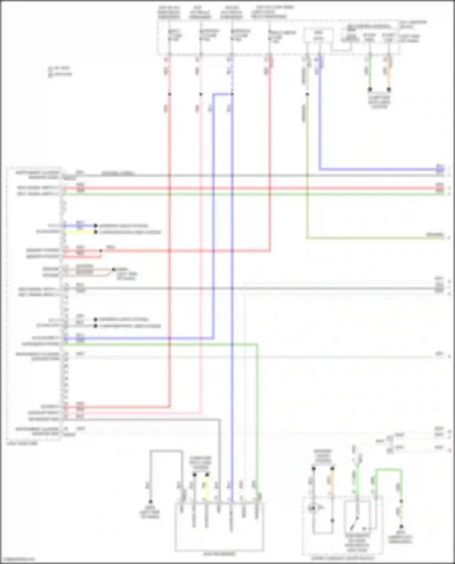 Wiring diagram multi media fuse for Kia EV6 I (2021-2024) (1 of 4)