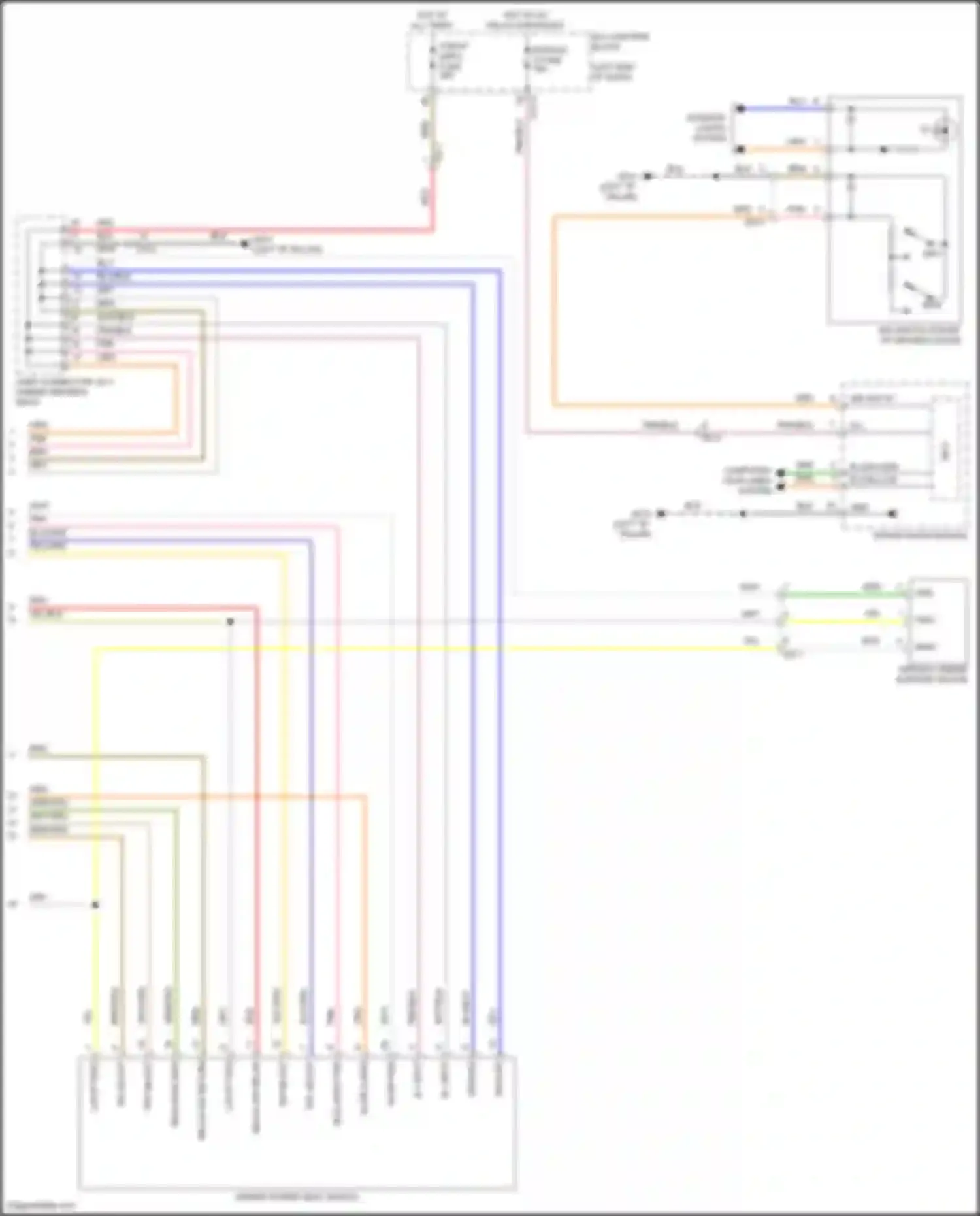 Wiring diagram reclining bwd for Kia EV6 I (2021-2024) (2 of 2)