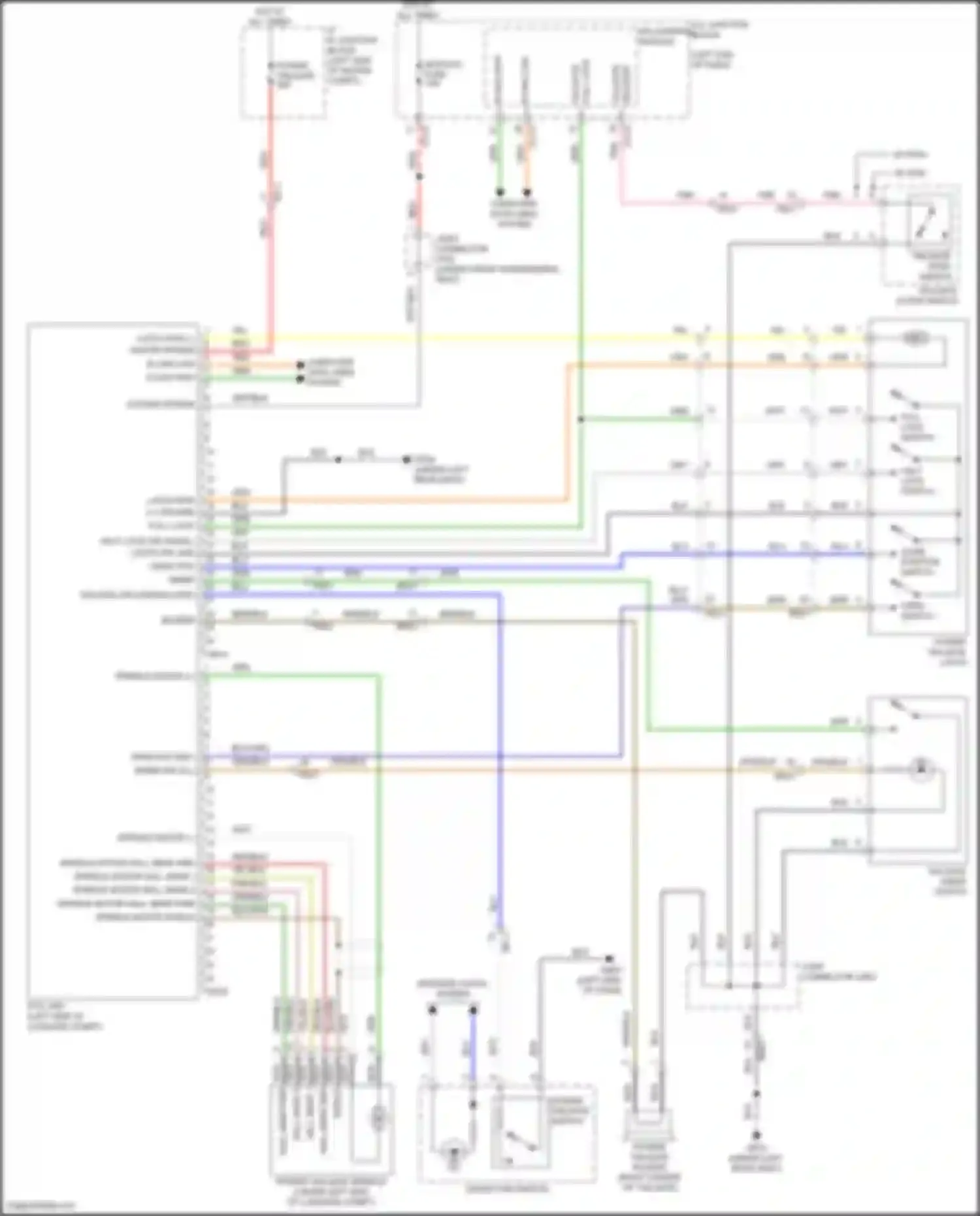 Wiring diagram spindle motor hall sens 1 for Kia EV6 I (2021-2024) (1 of 1)