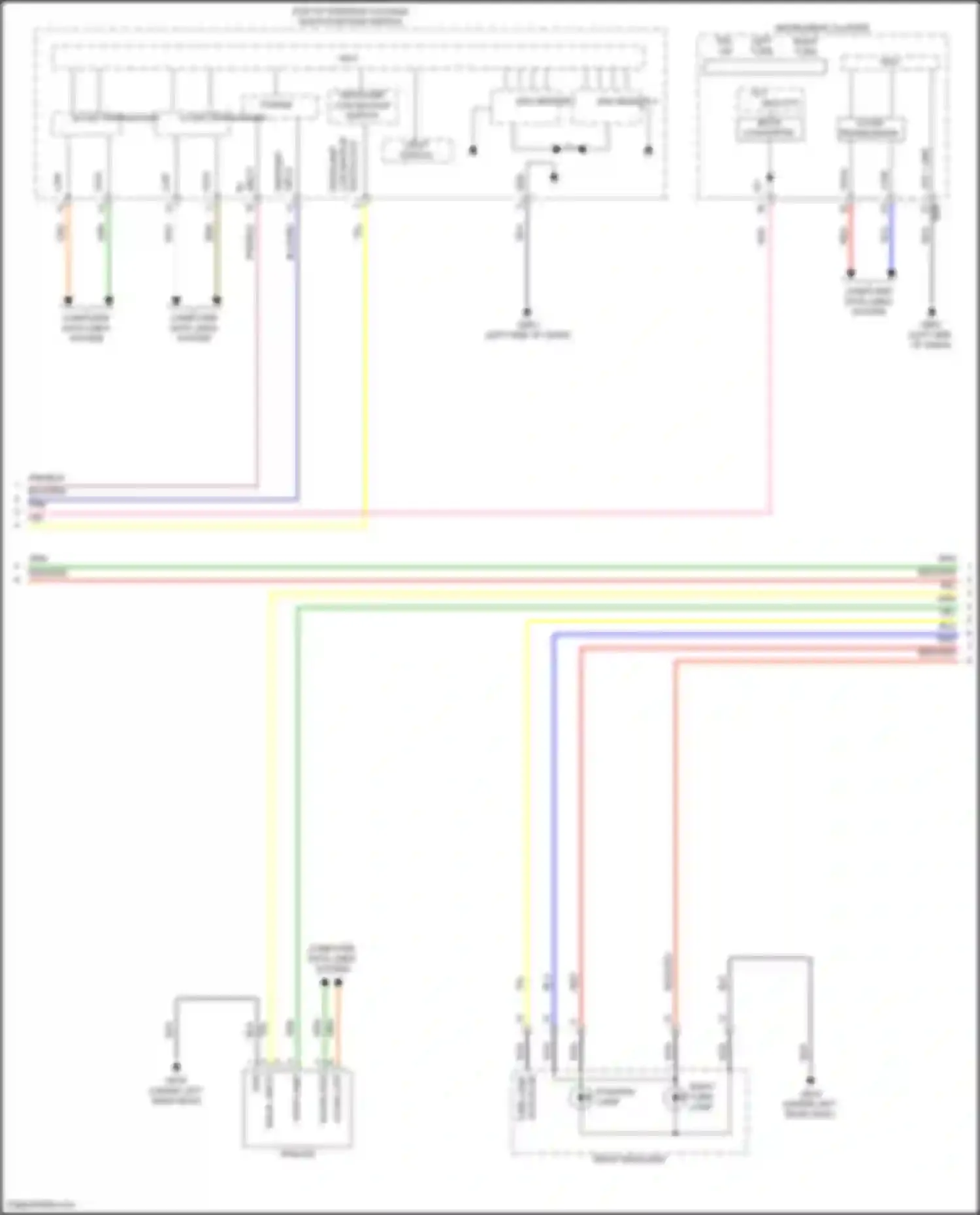 Wiring diagram tail on for Kia EV6 I (2021-2024) (2 of 3)