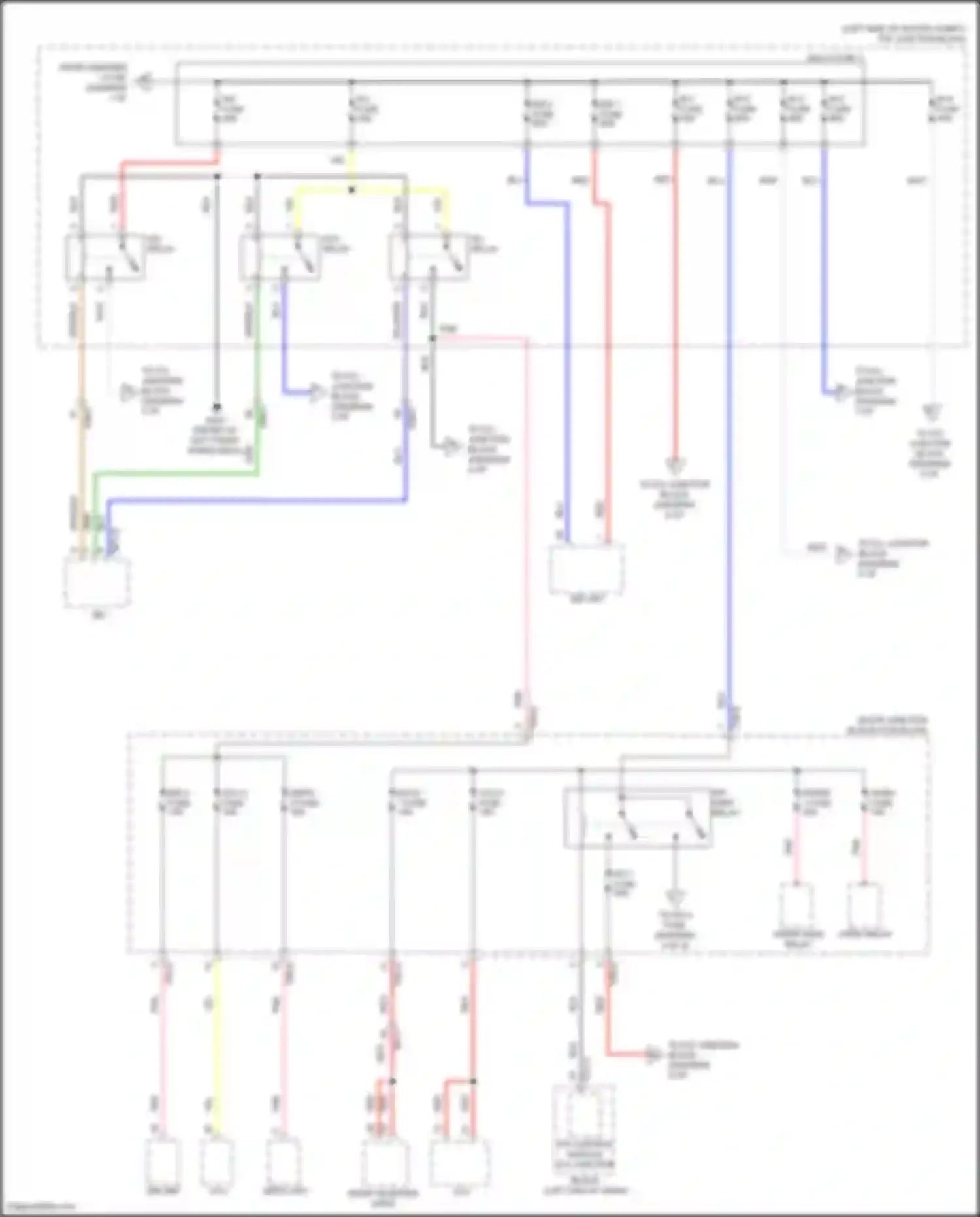 Wiring diagram wiper main relay for Kia EV6 I (2021-2024) (1 of 2)