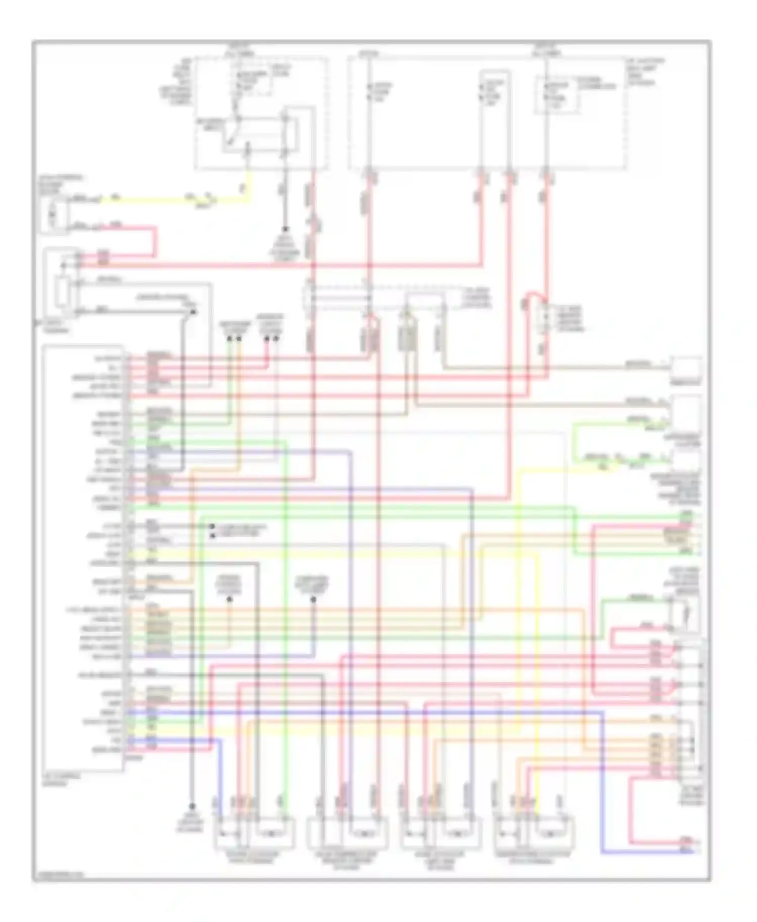 Forte Kia I (2008-2013): Automatic a/c circuit (1 of 2)