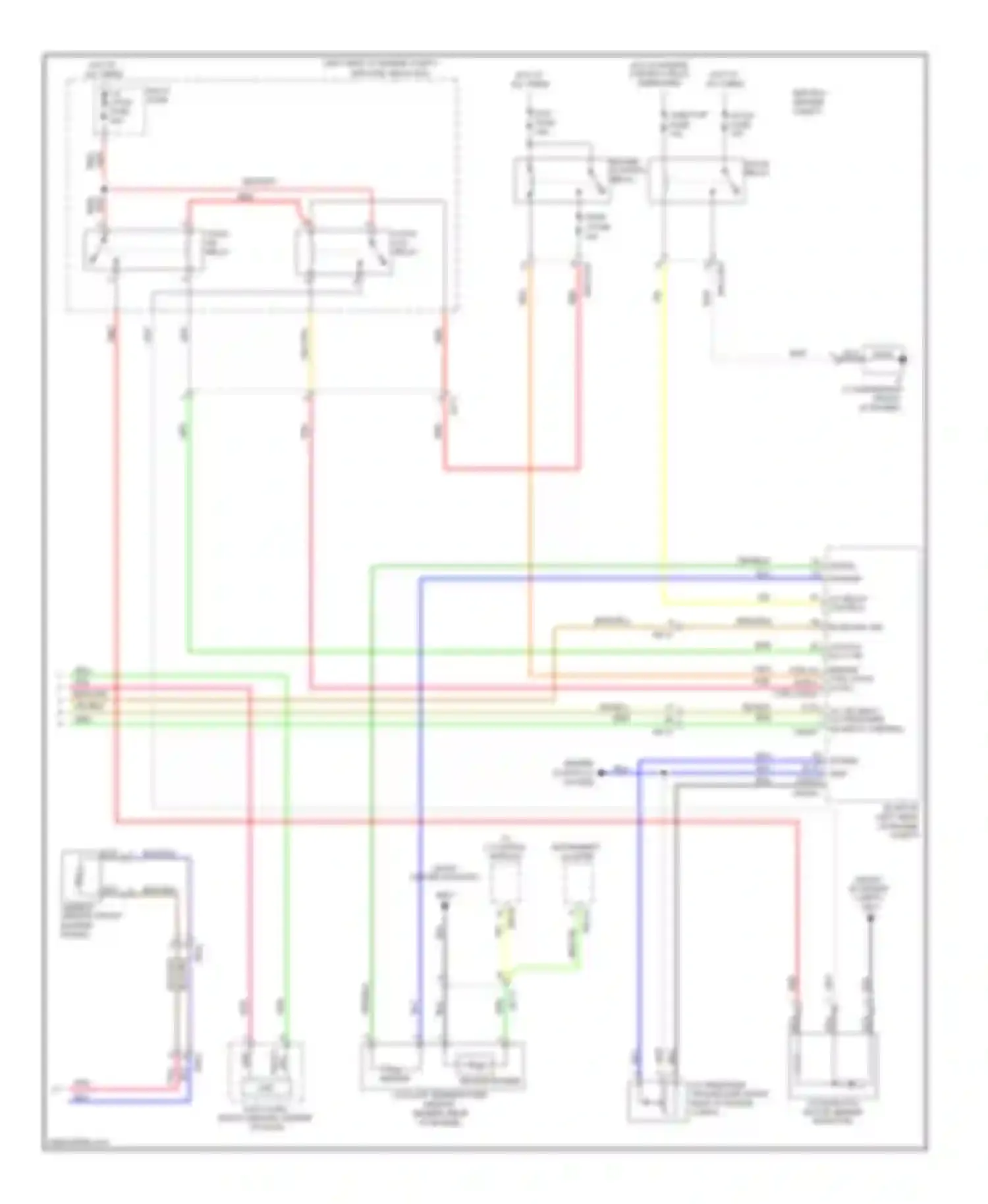 Forte Kia I (2008-2013): Automatic a/c circuit (2 of 2)