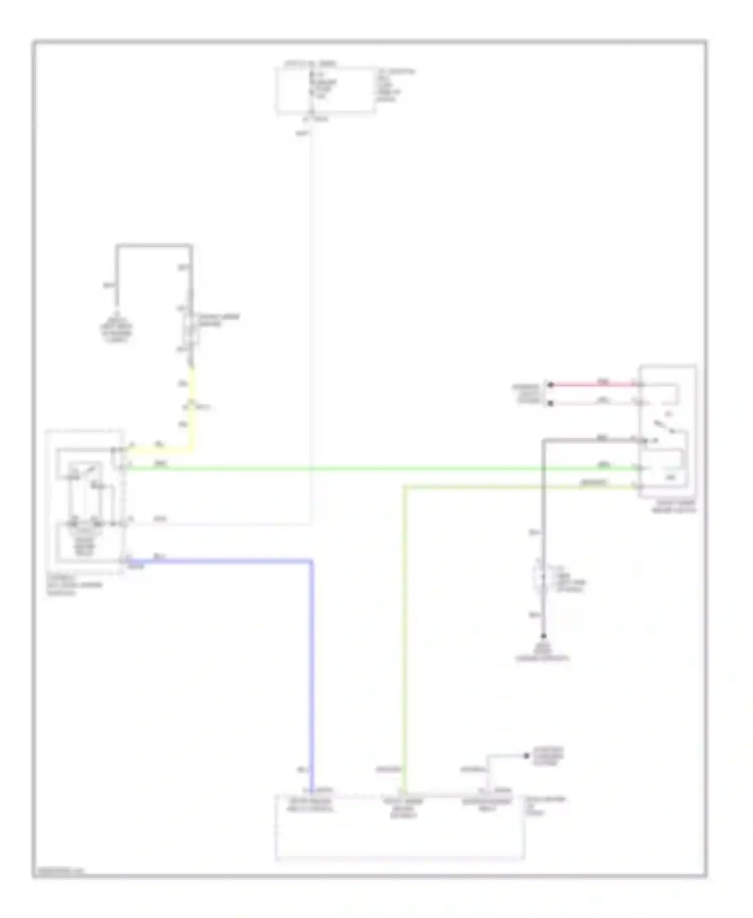 Forte Kia I (2008-2013): Front wiper deicer circuit