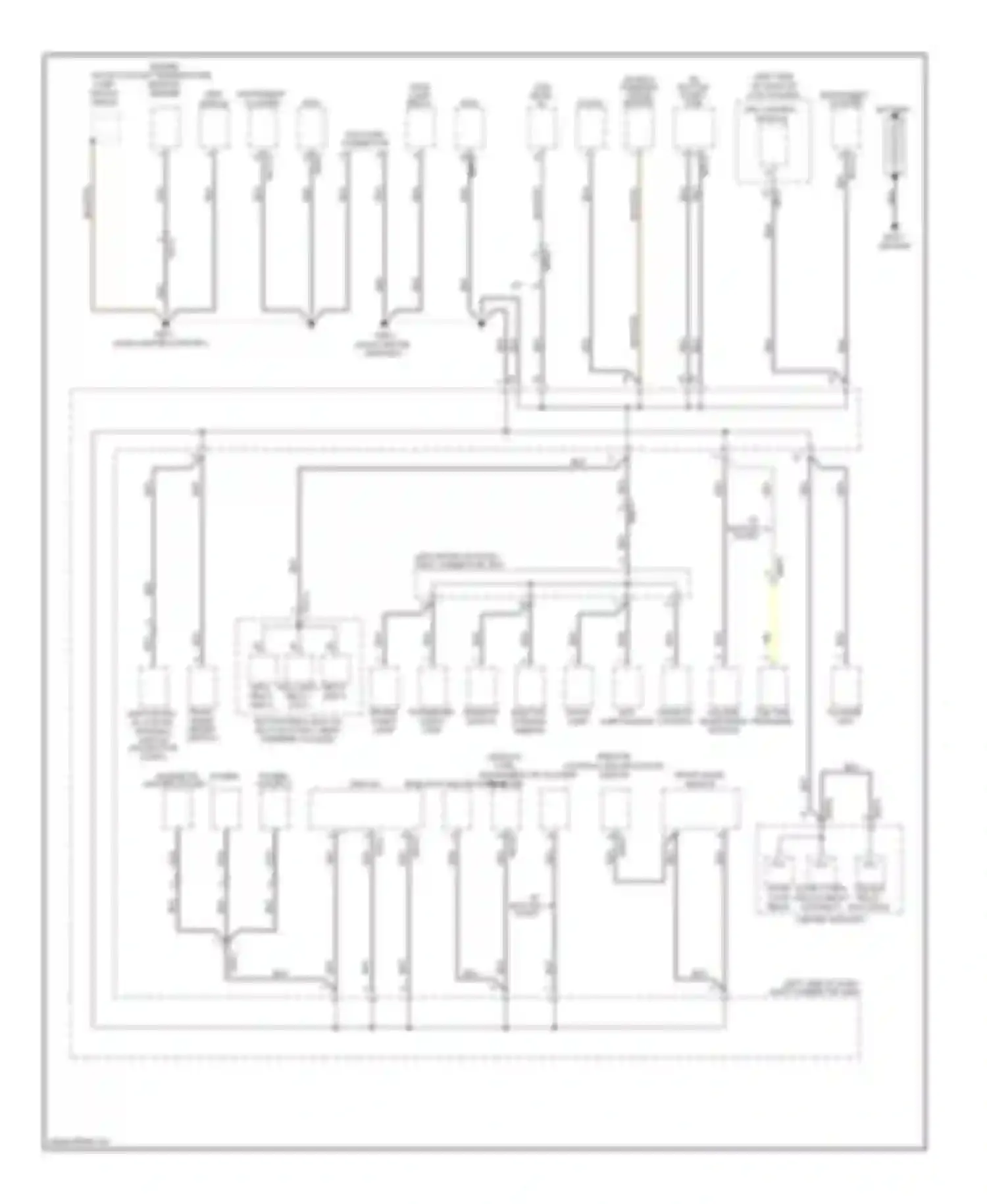 Forte Kia I (2008-2013): Ground distribution circuit (1 of 3)