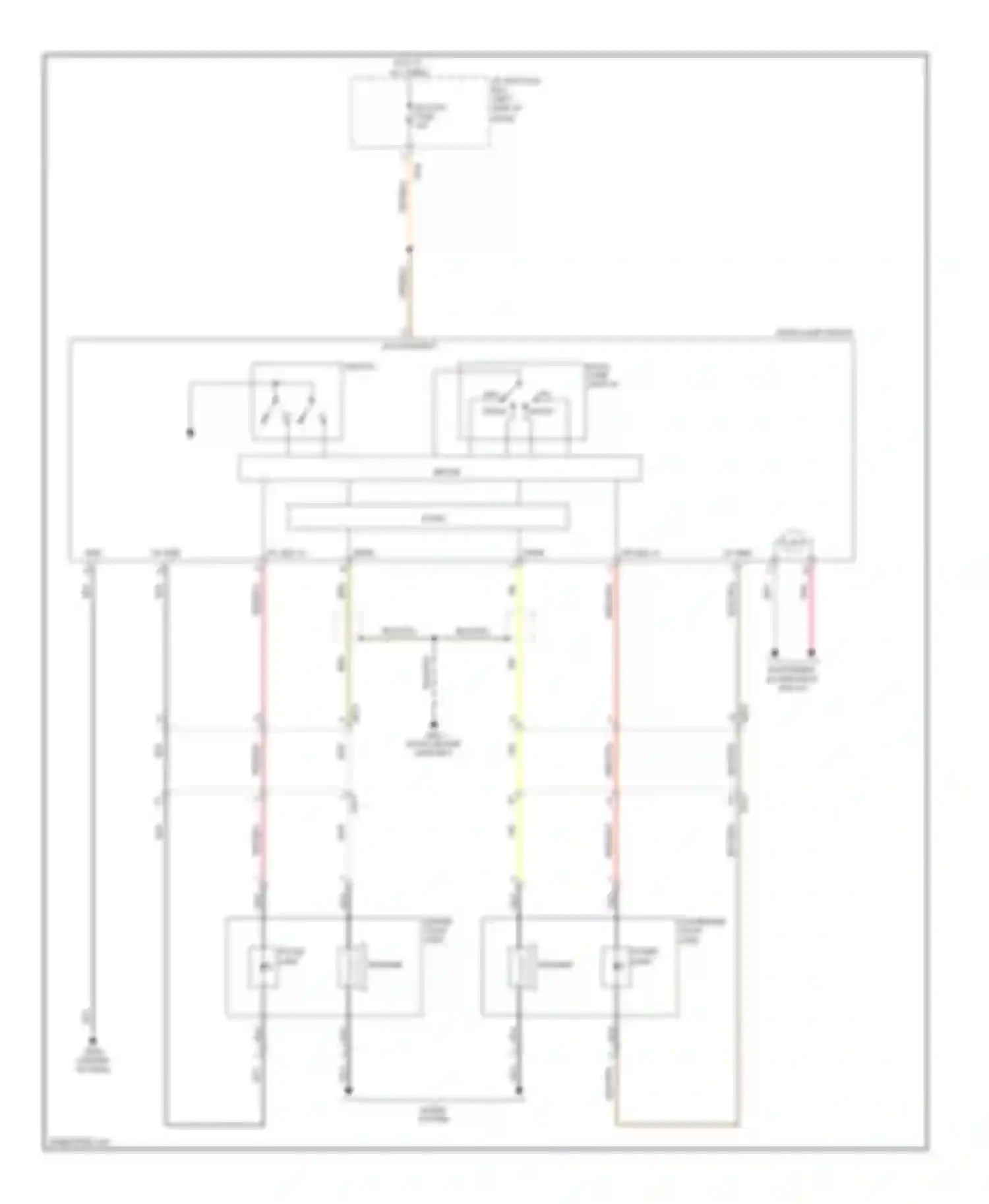 Forte Kia I (2008-2013): Courtesy lamps circuit, with speaker mood lamp (2 of 2)