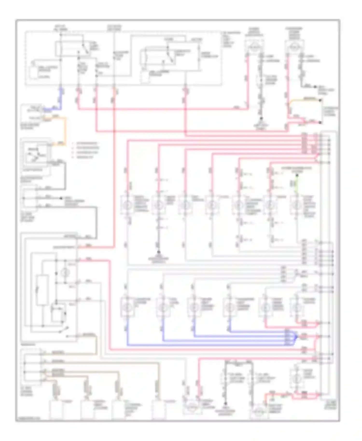 Forte Kia I (2008-2013): Instrument illumination circuit