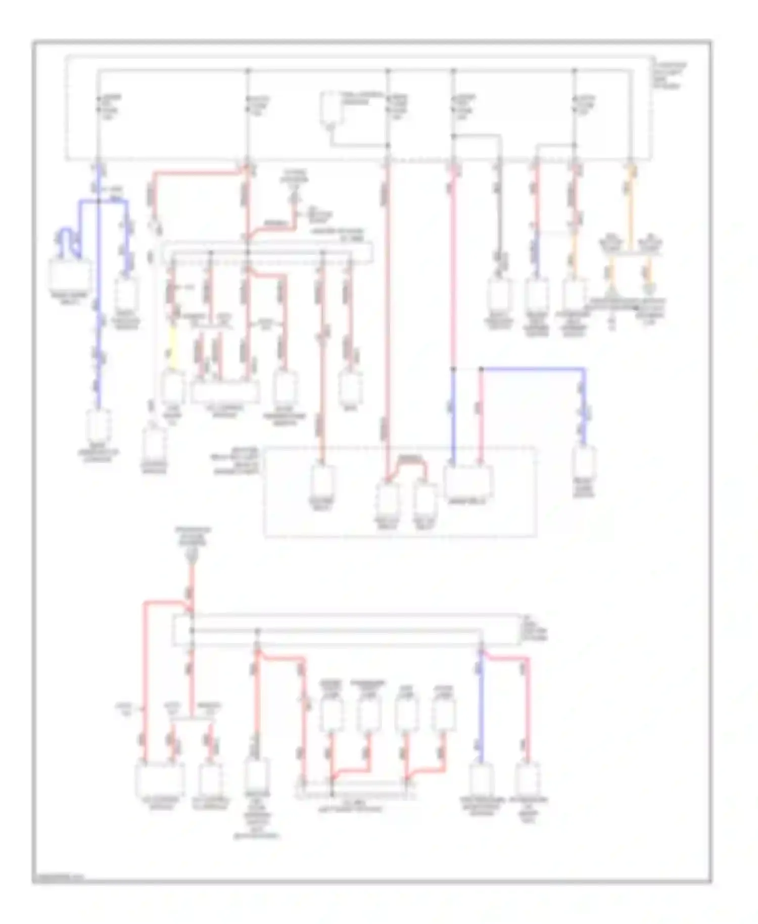 Forte Kia I (2008-2013): Power distribution circuit (3 of 5)