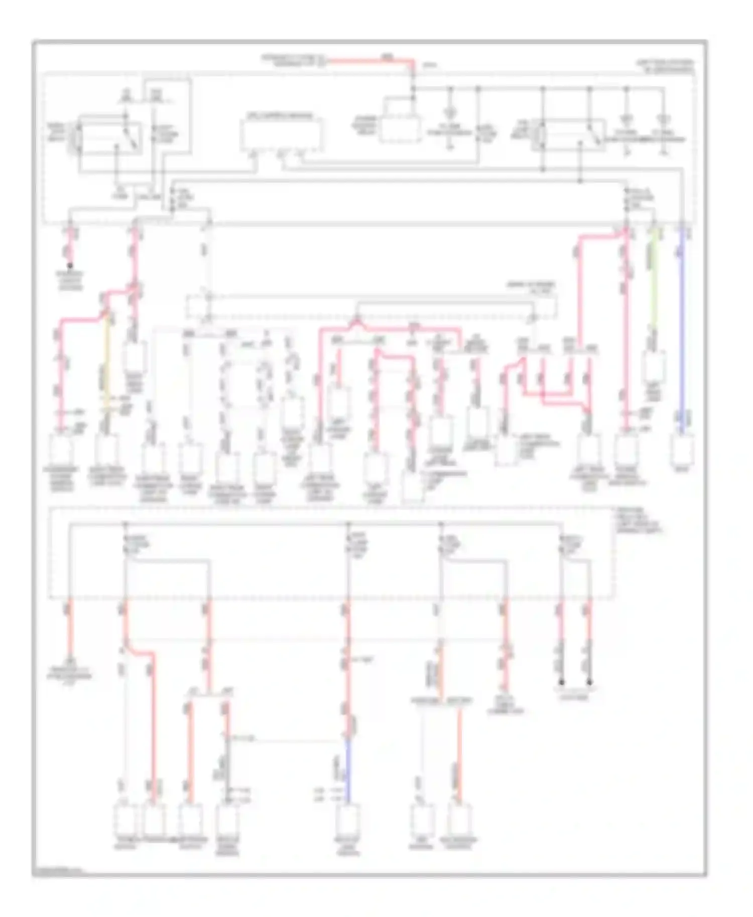 Forte Kia I (2008-2013): Power distribution circuit (4 of 5)